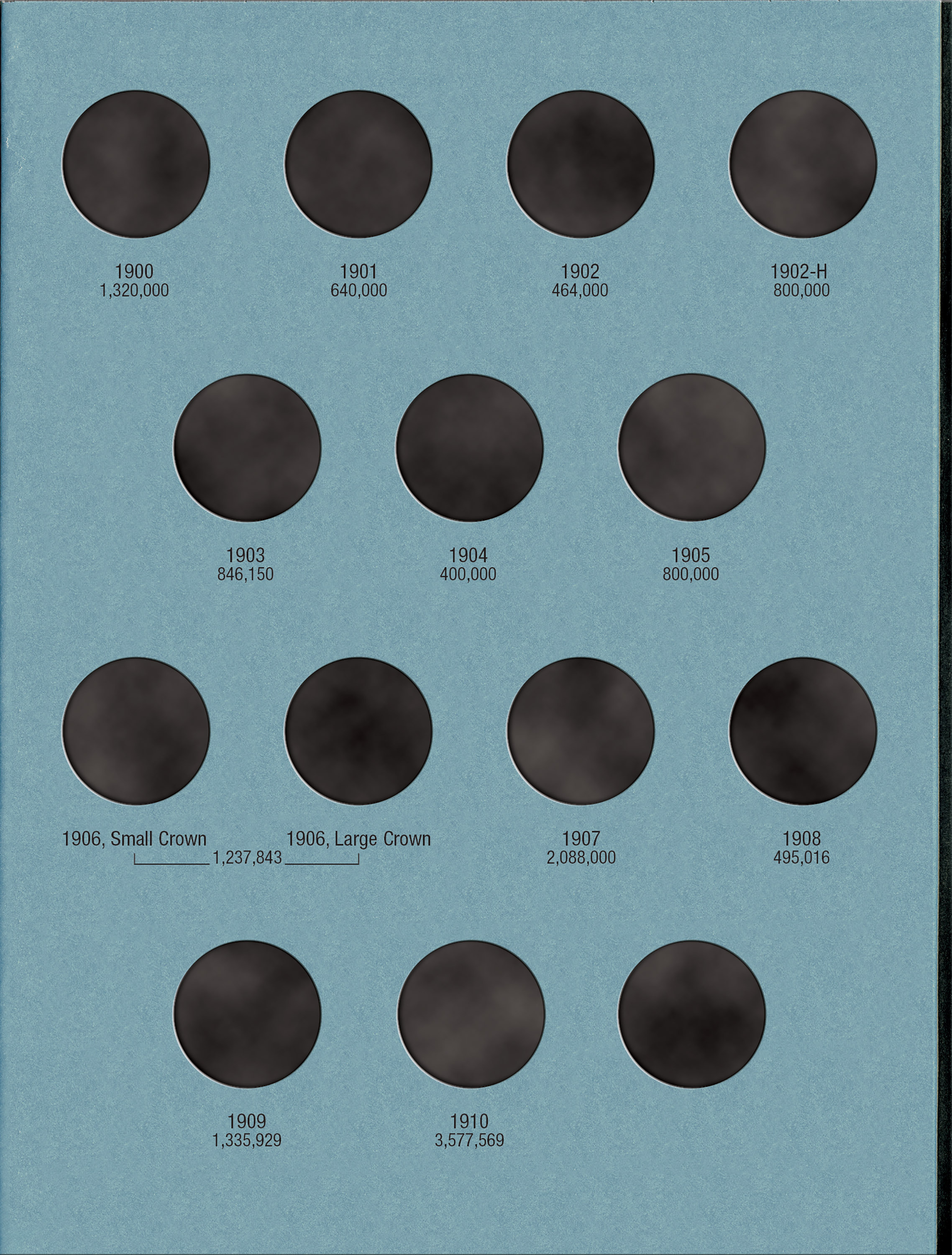 Official Whitman® Coin Folder – Canada Quarters (25 Cents) Collection #1: 1870-1910