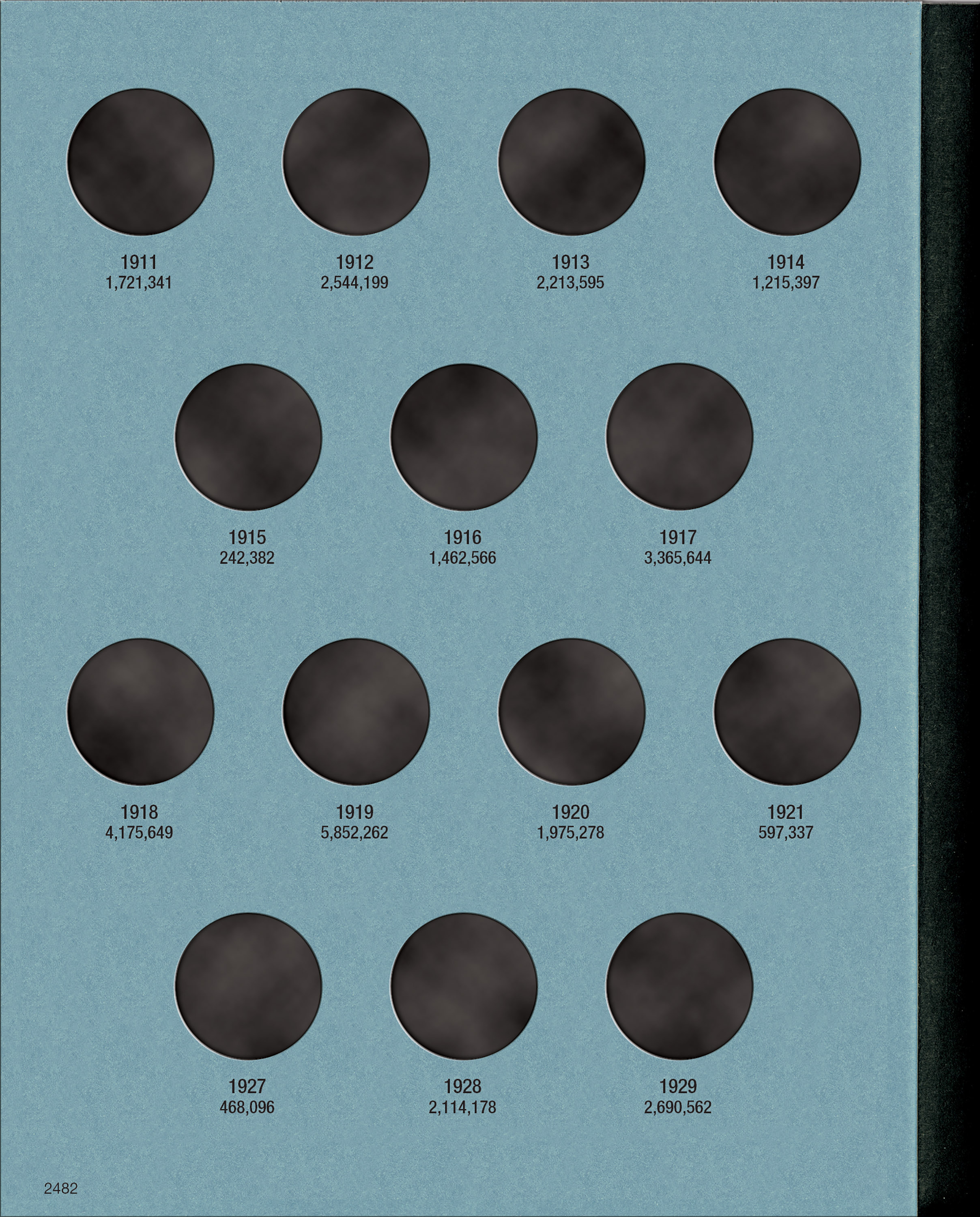 Official Whitman® Coin Folder – Canada Quarters (25 Cents) Collection #2: 1911-1952