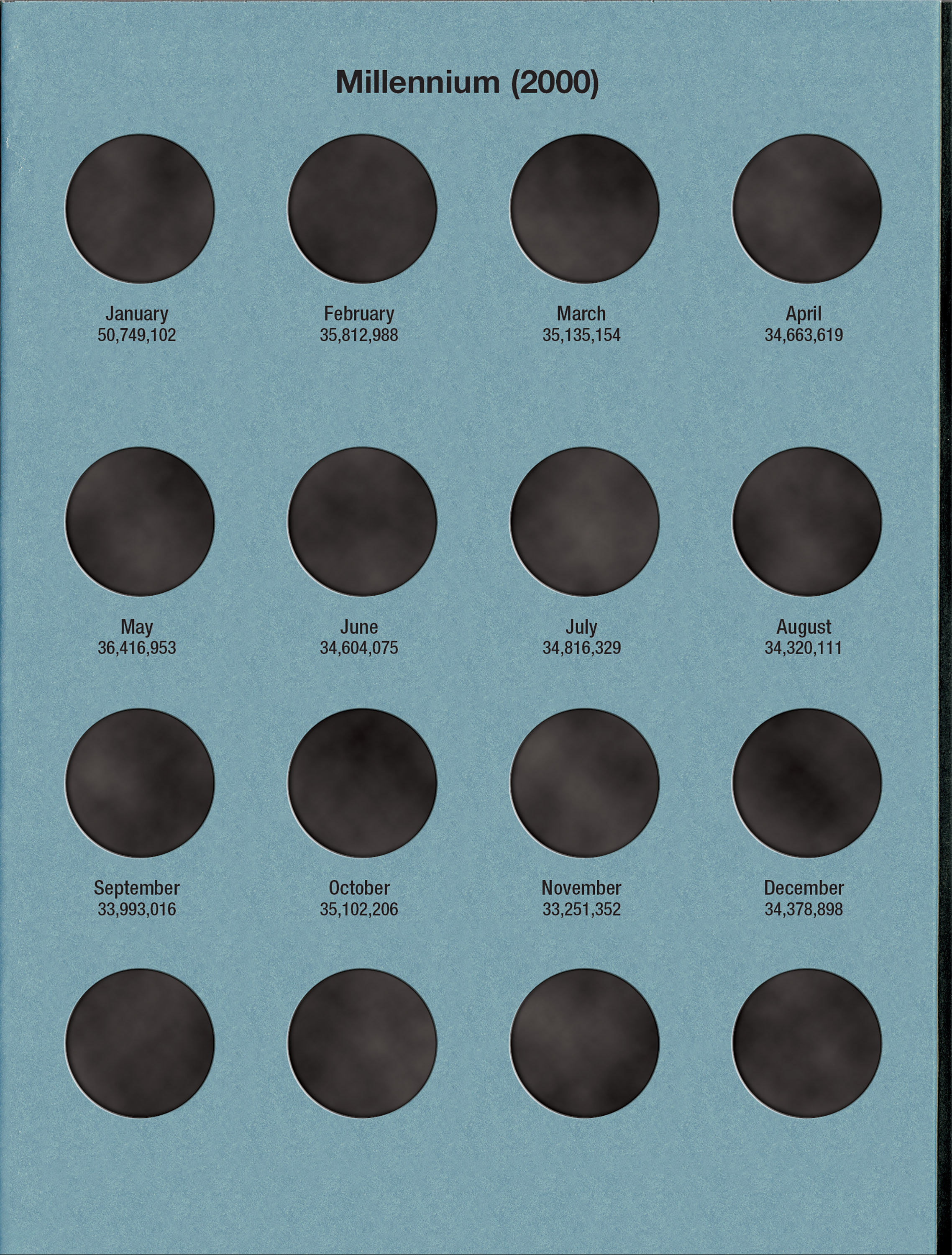 Official Whitman® Coin Folder – Canada Quarters (25 Cents) Collection #4 : 1990-2000