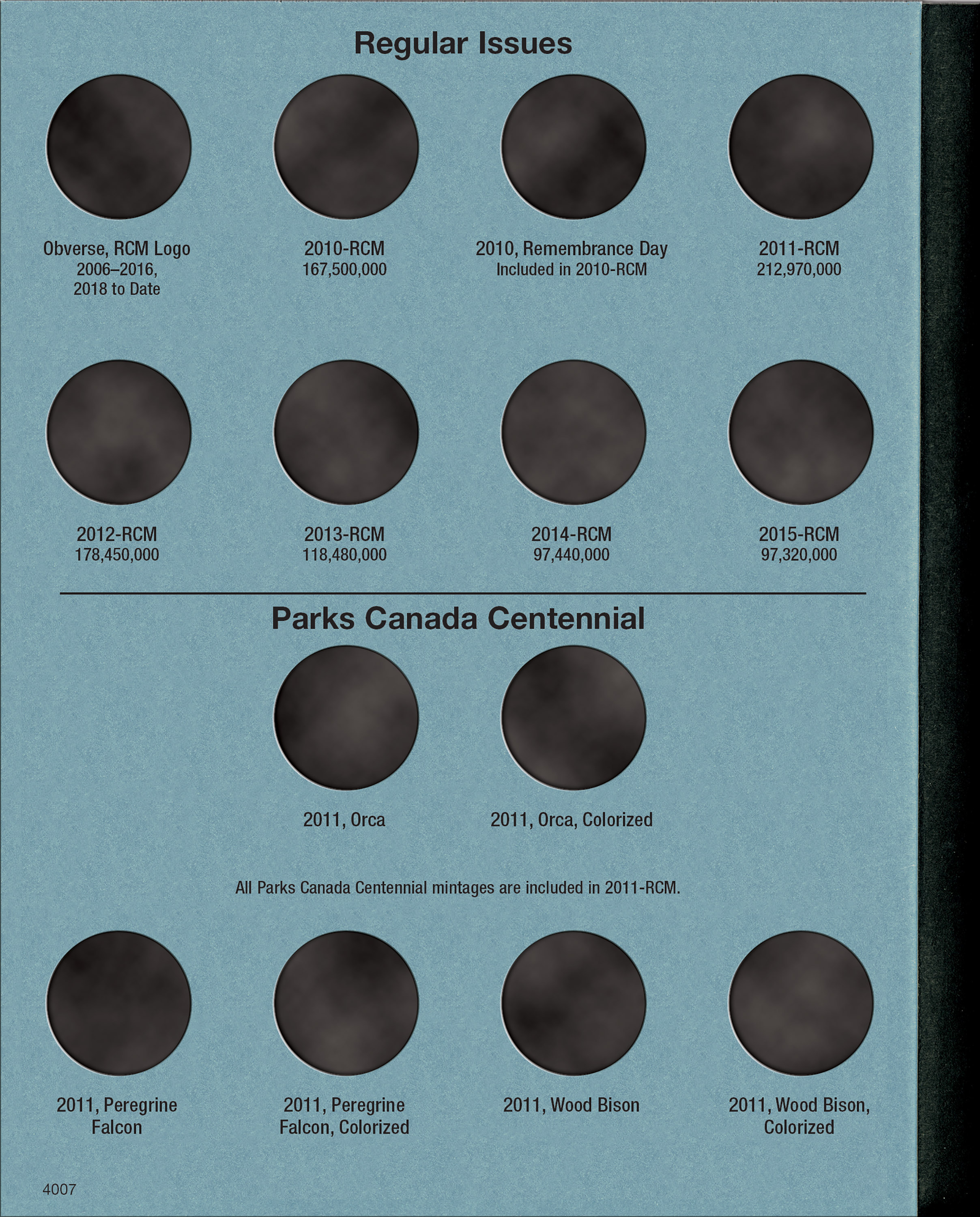 Official Whitman® Coin Folder – Canada Quarters (25 Cents) Collection #6: Starting 2010-2022