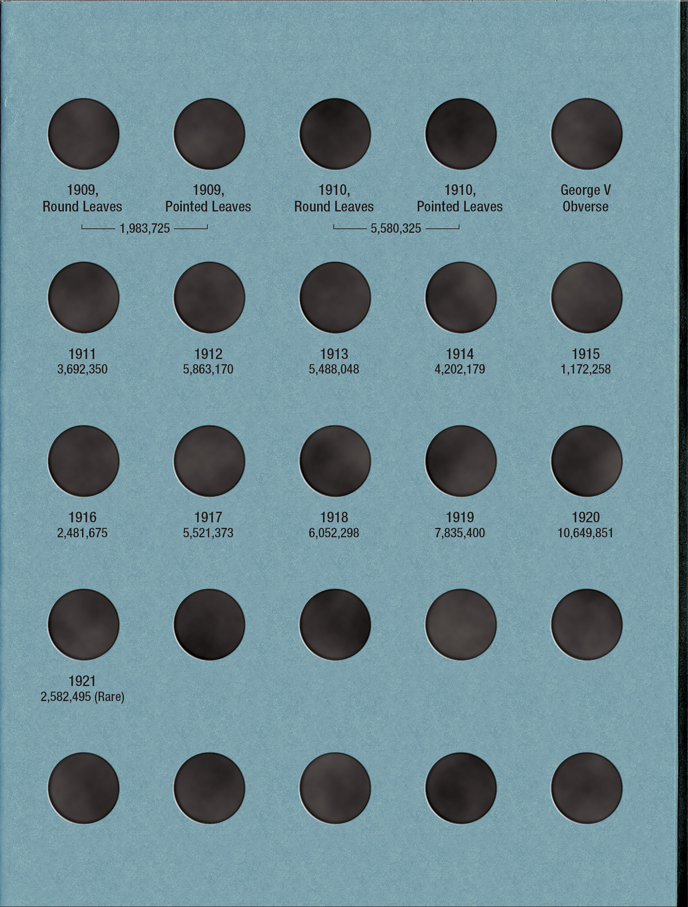 Official Whitman® Coin Folder – Canada Silver Nickels (5 Cents): 1858-1921