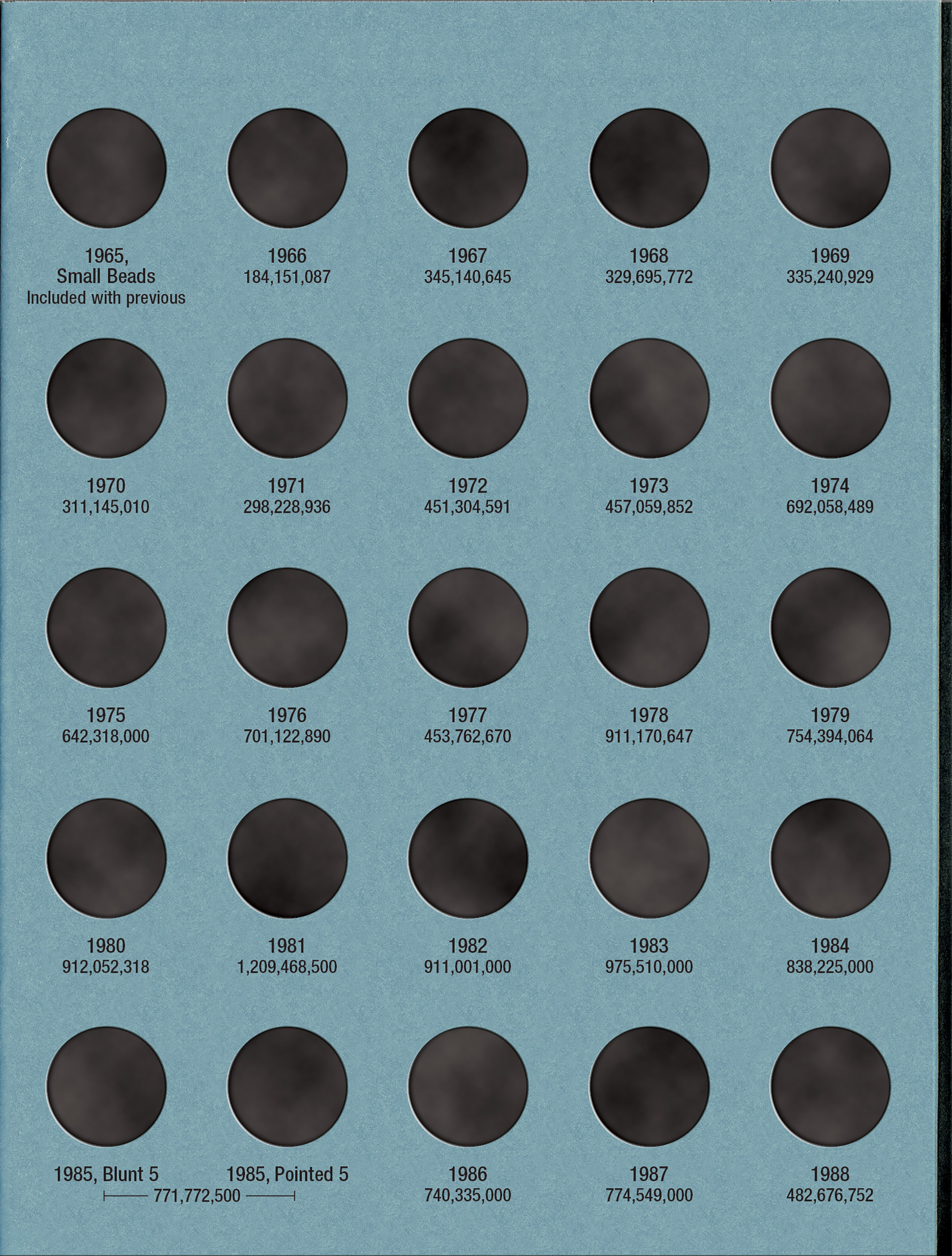 Official Whitman® Coin Folder – Canada Small Cents (Pennies) Collection #1: 1920-1988