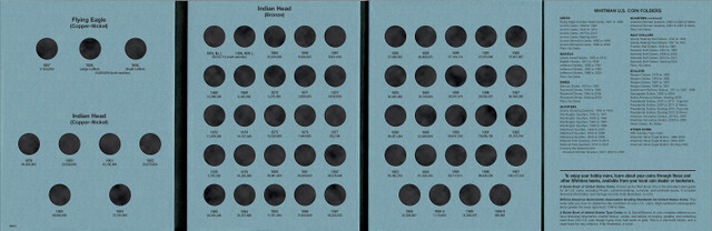 Official Whitman® Coin Folder – Indian Head Cents: 1857-1909