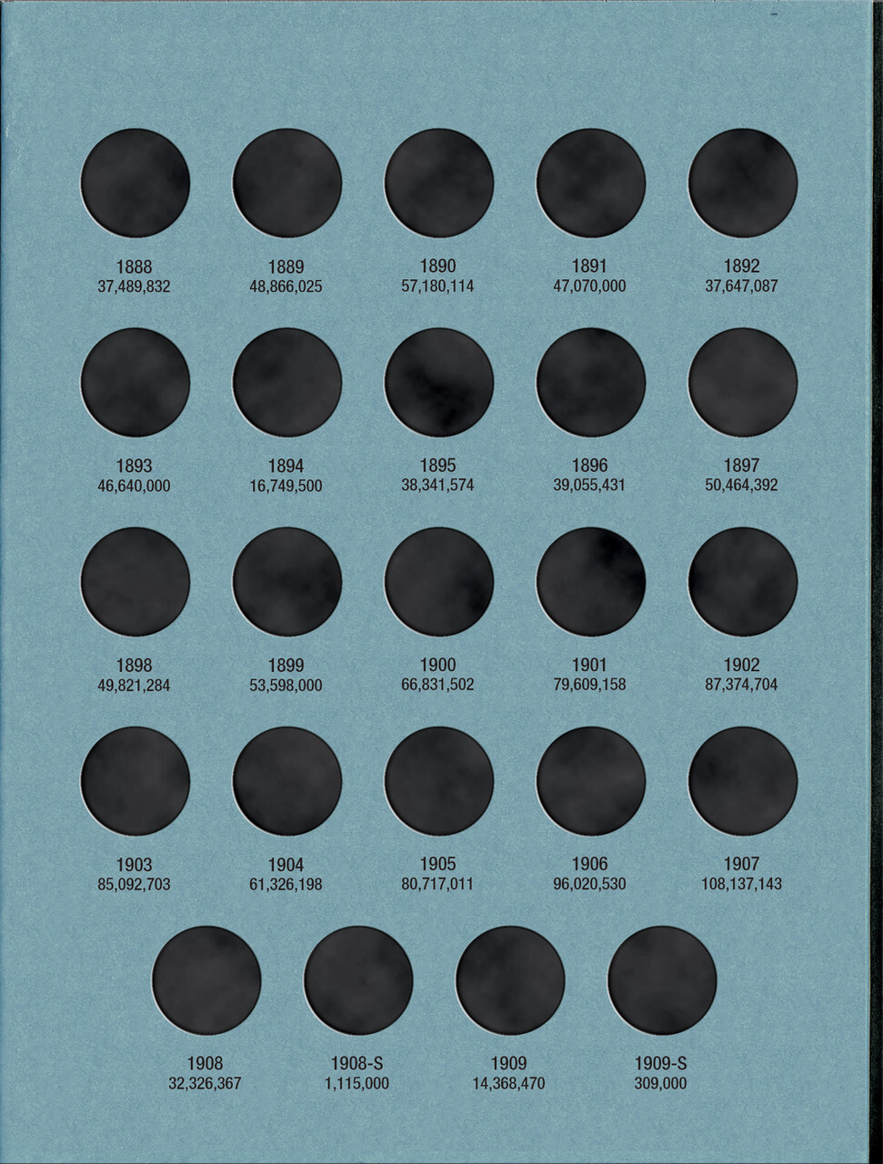 Official Whitman® Coin Folder – Indian Head Cents: 1857-1909