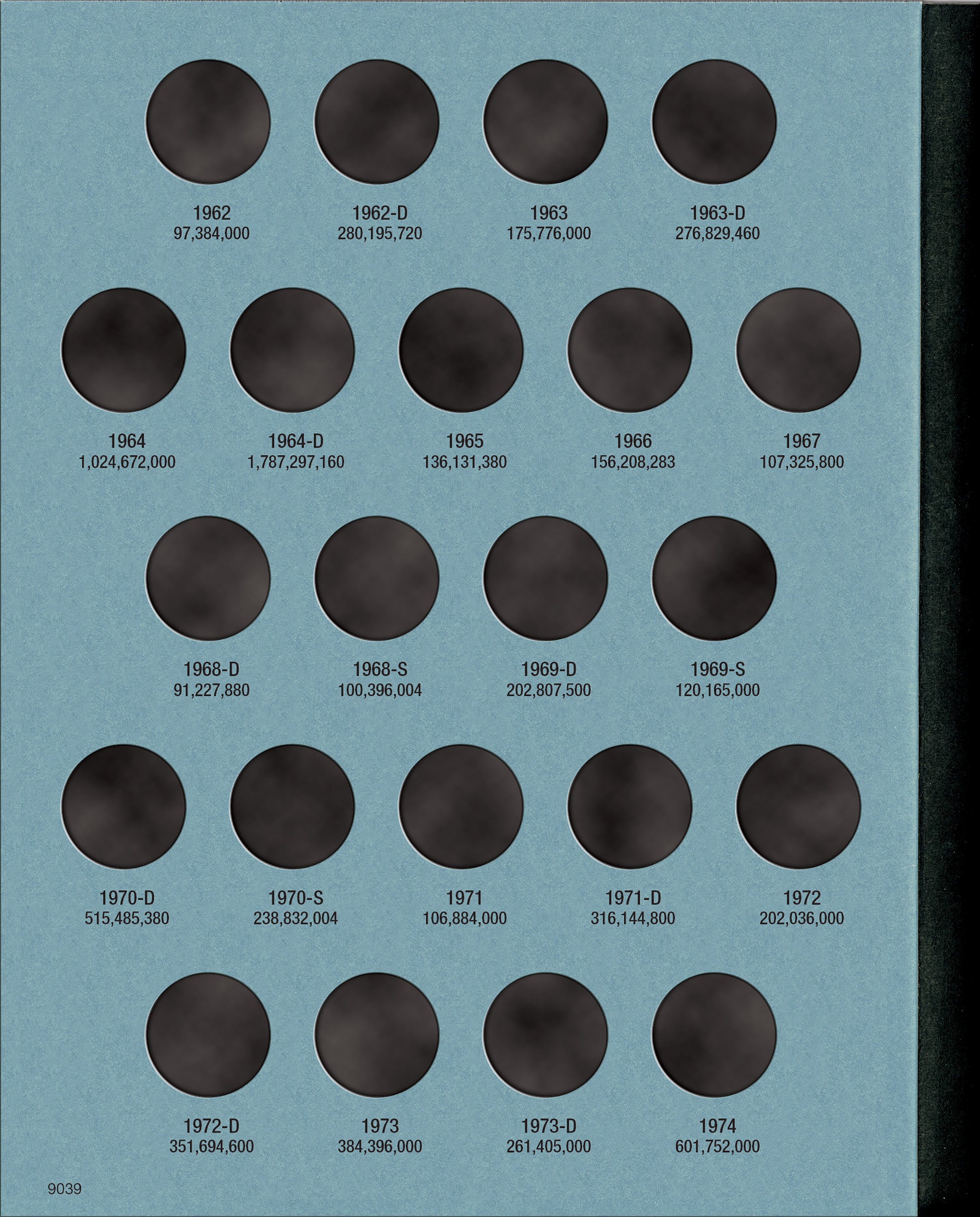 Official Whitman® Coin Folder – Jefferson Nickels Collection #2: 1962-1995