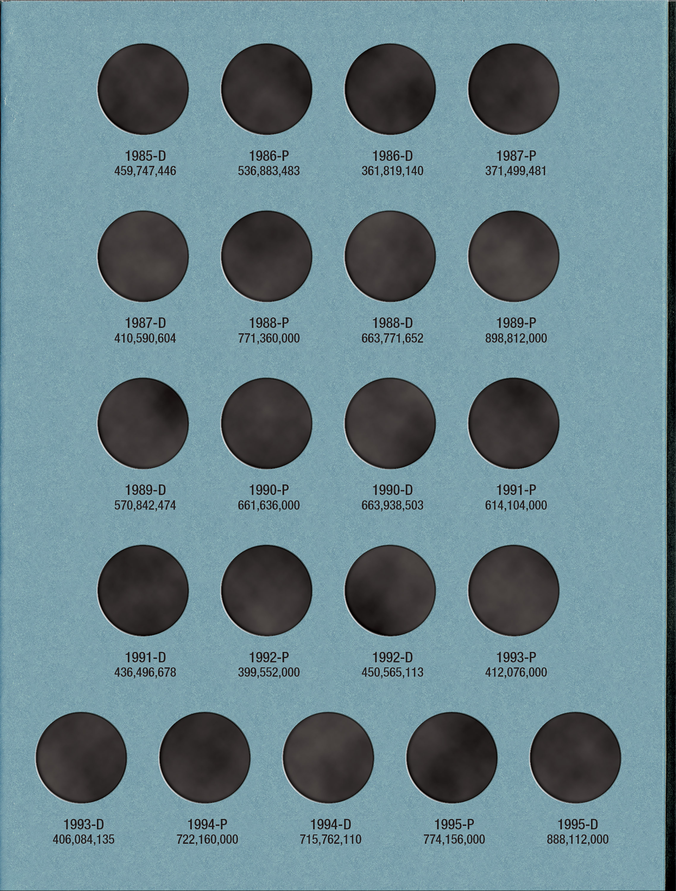 Official Whitman® Coin Folder – Jefferson Nickels Collection #2: 1962-1995