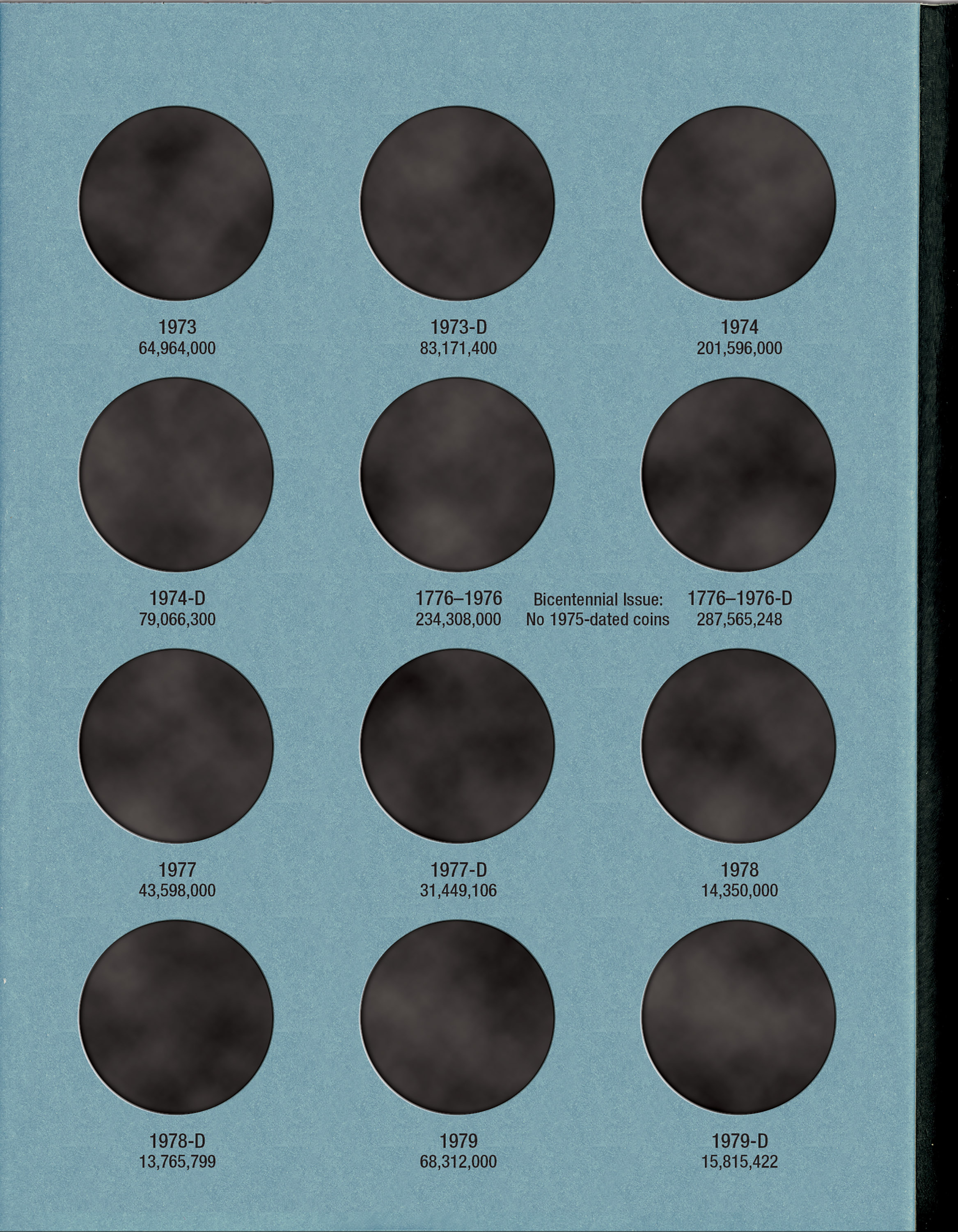 Official Whitman® Coin Folder – Kennedy Half Dollars Collection #1: 1964-1985