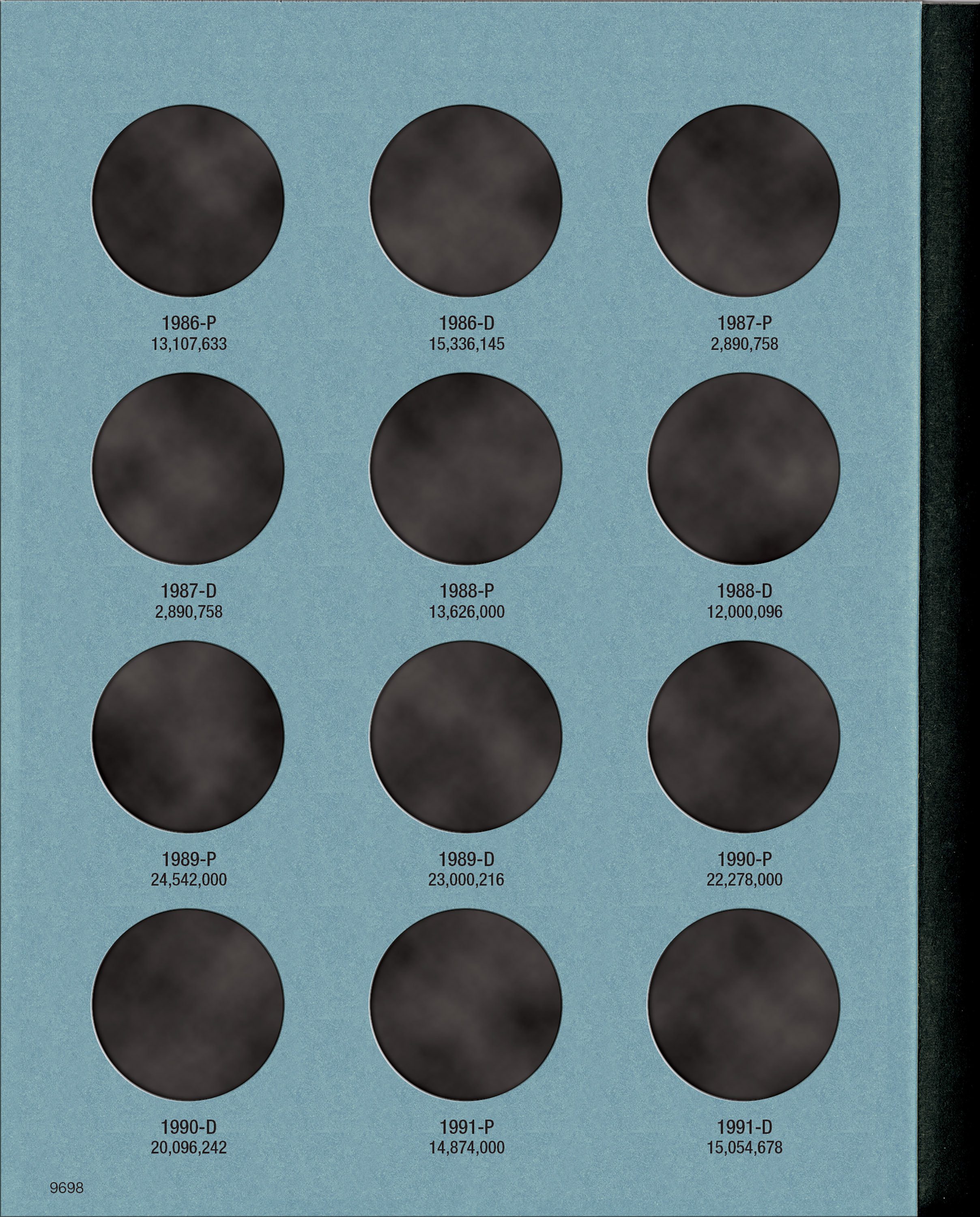 Official Whitman® Coin Folder – Kennedy Half Dollars Collection #2: 1986-2003