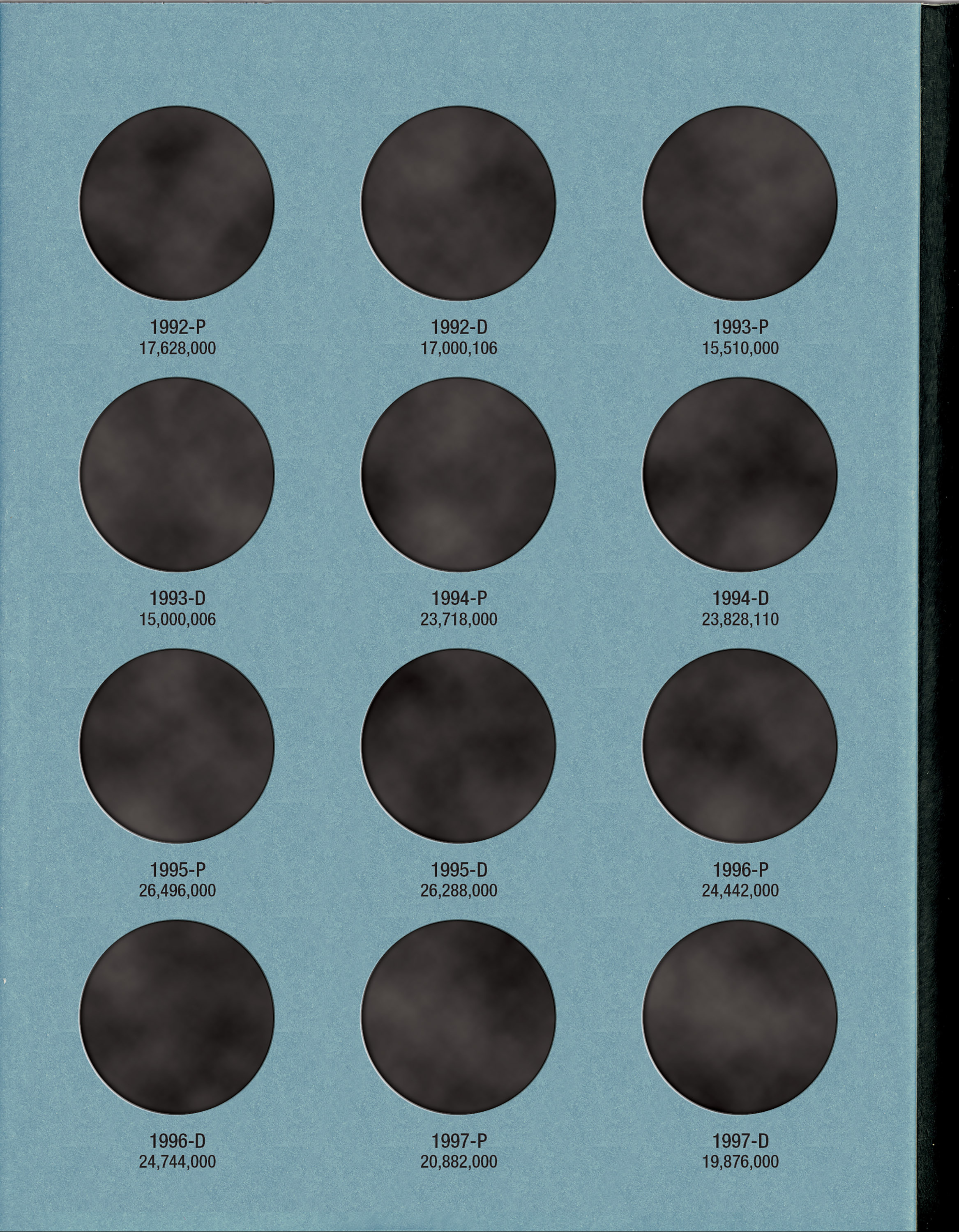 Official Whitman® Coin Folder – Kennedy Half Dollars Collection #2: 1986-2003