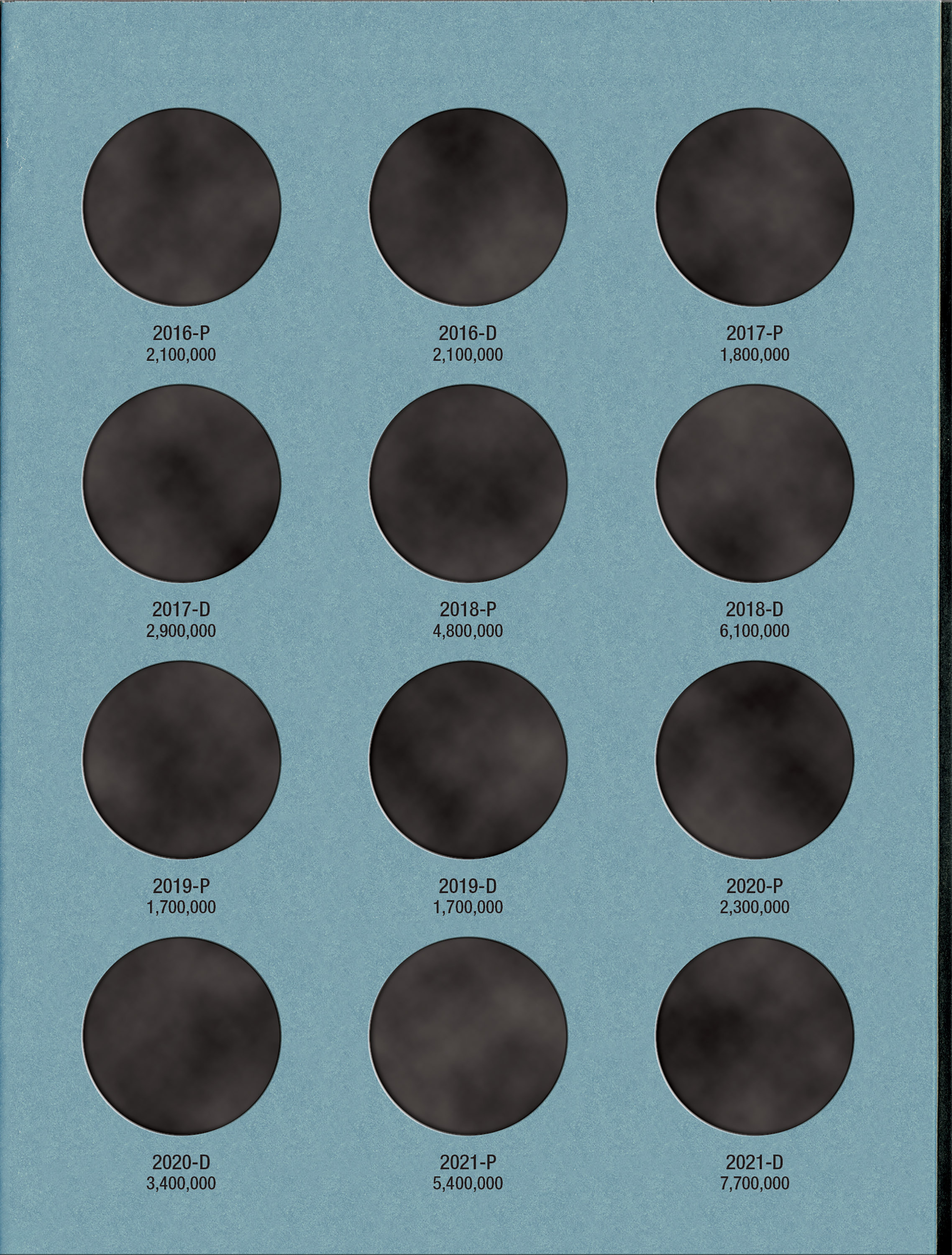 Official Whitman® Coin Folder – Kennedy Half Dollars Collection #3: 2004-2021