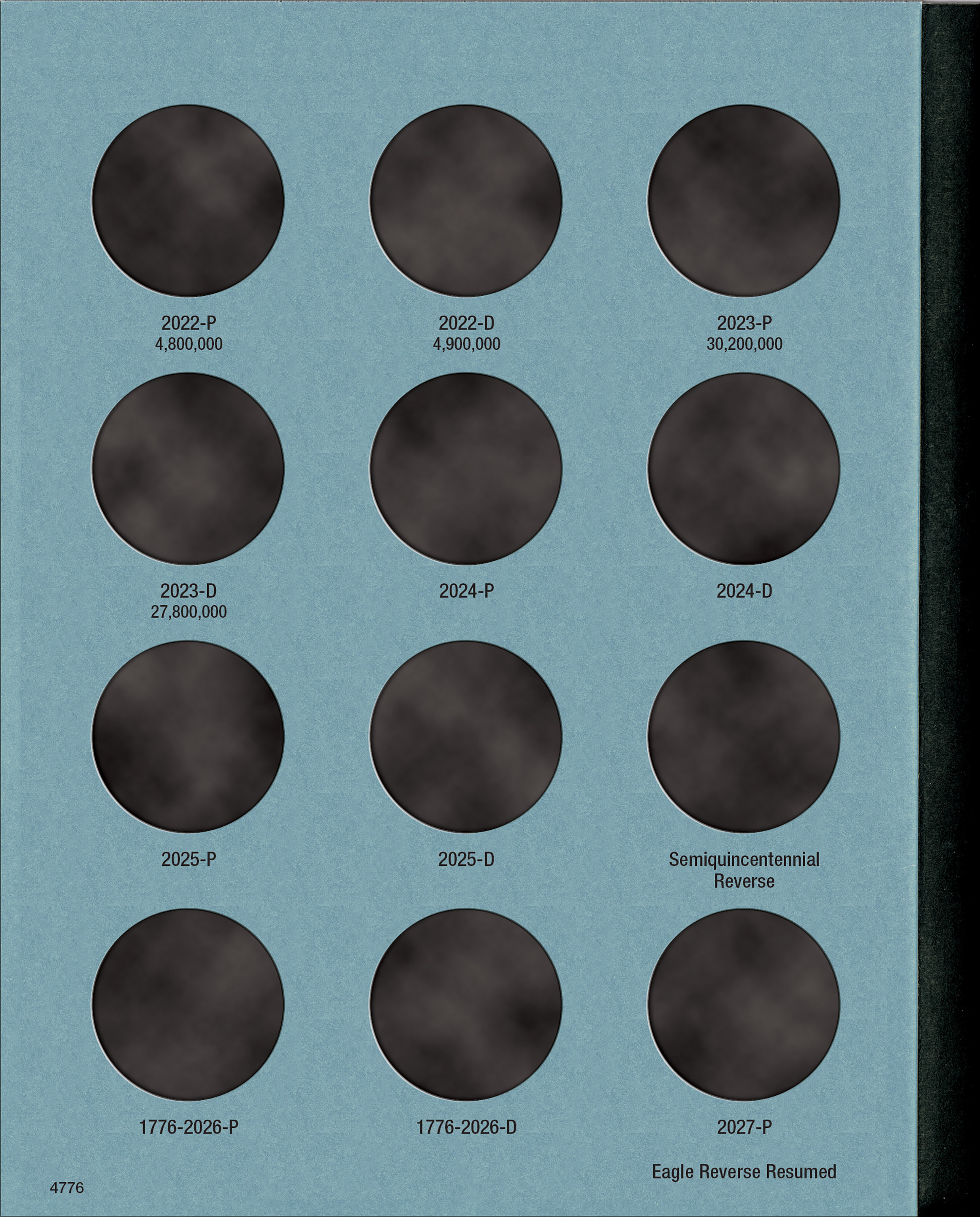 Official Whitman® Coin Folder – Kennedy Half Dollars Collection #4: Starting 2022