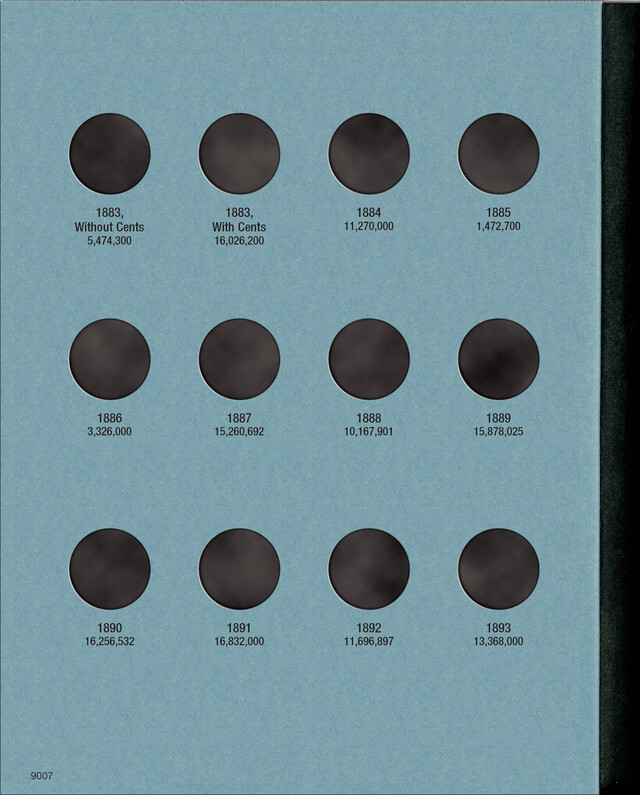 Official Whitman® Coin Folder – Liberty Head Nickels: 1883-1912