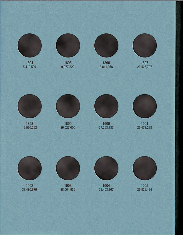 Official Whitman® Coin Folder – Liberty Head Nickels: 1883-1912