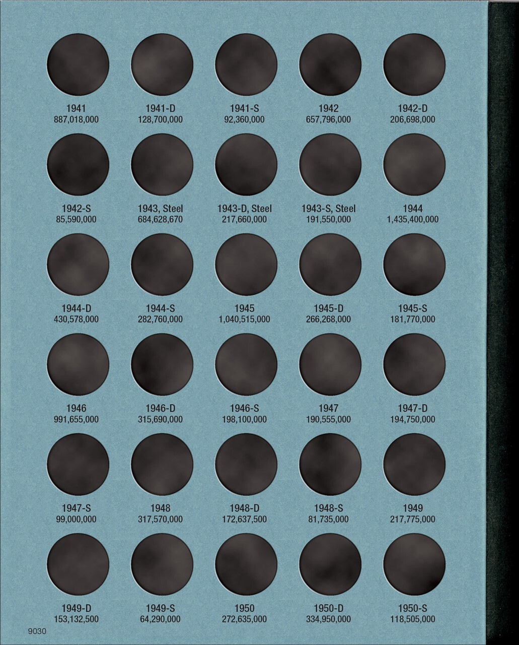 Official Whitman® Coin Folder – Lincoln Cents Collection #2: 1941-1974