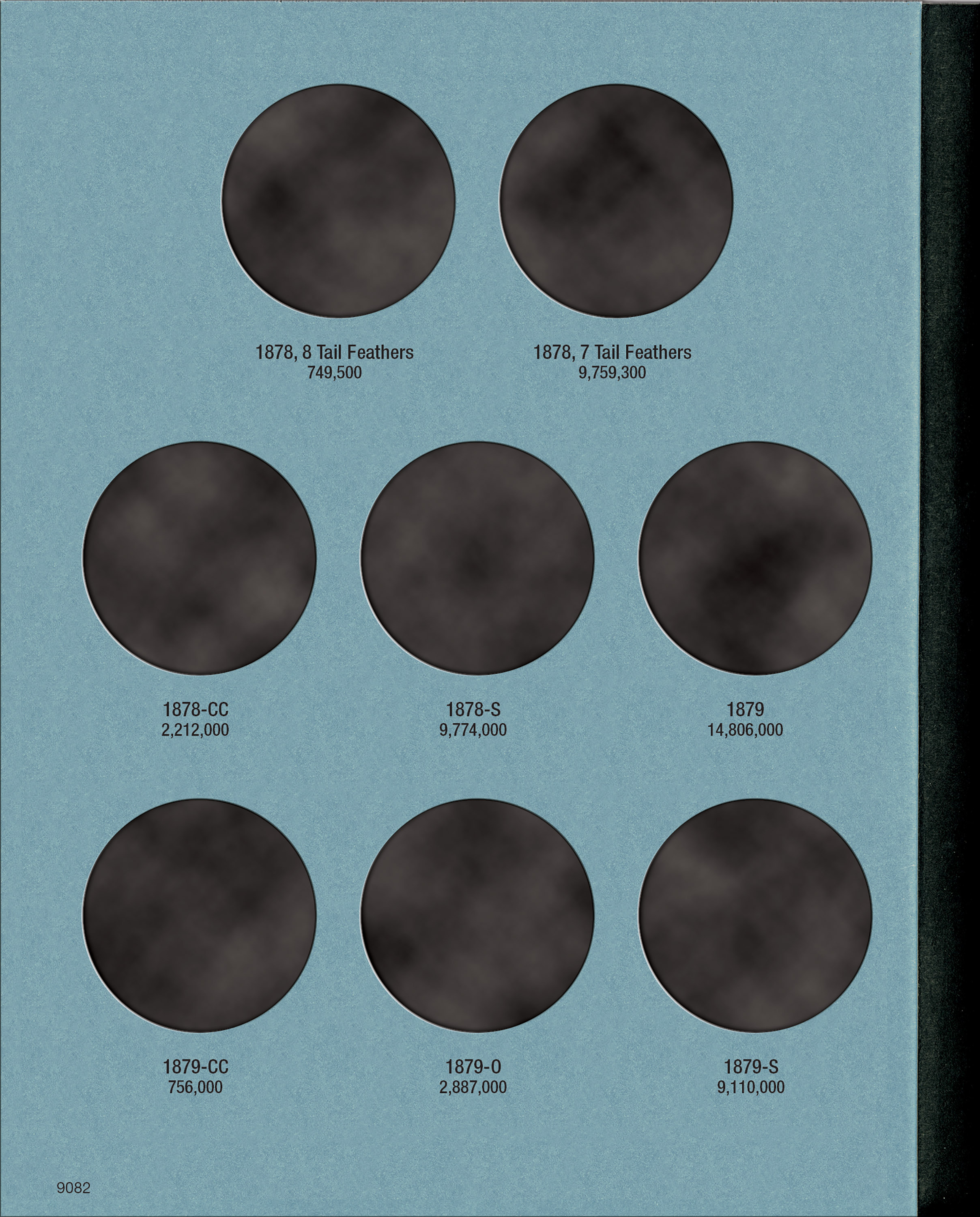 Official Whitman® Coin Folder – Morgan Silver Dollars Collection #1: 1878-1883 – Starting 1878