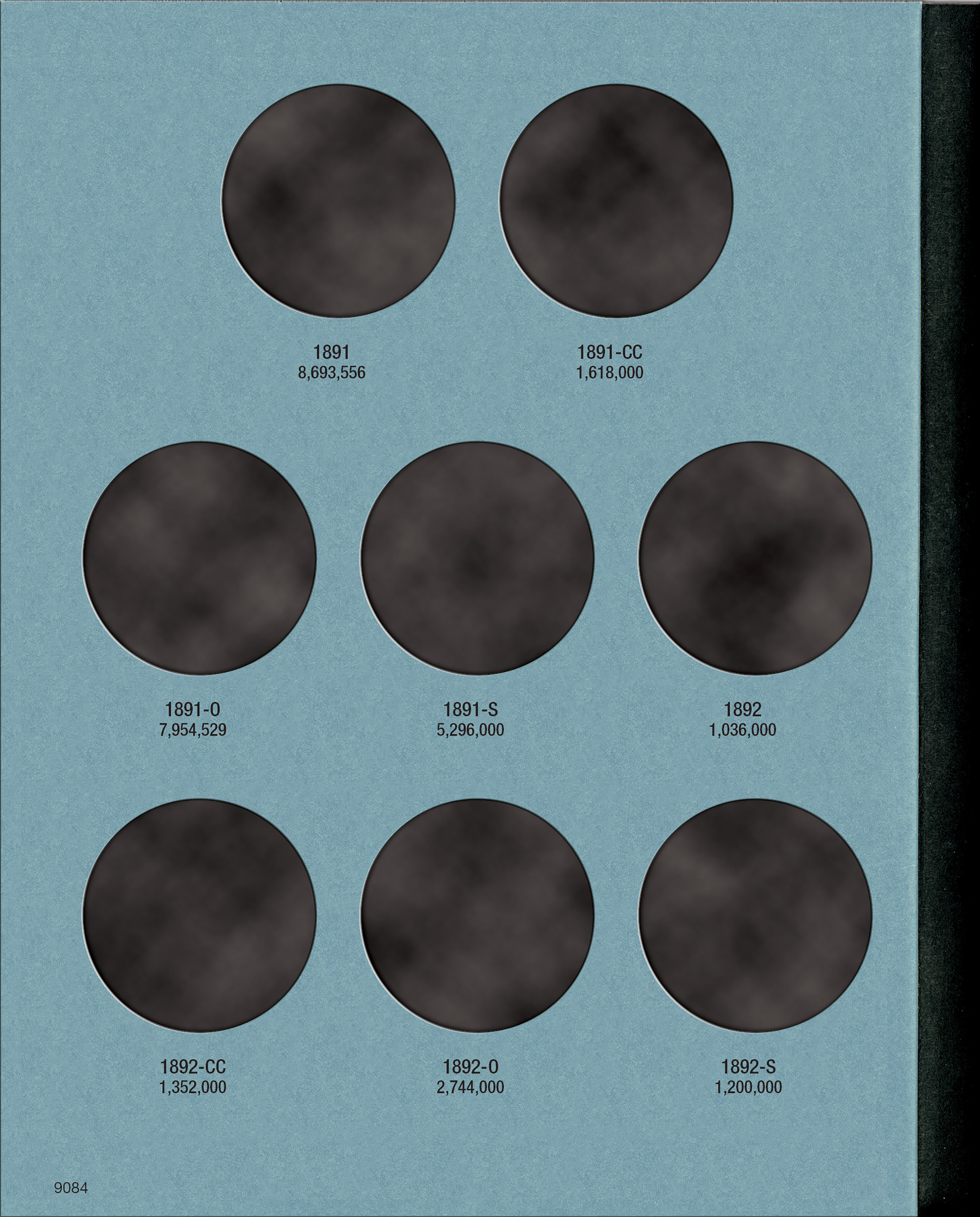 Official Whitman® Coin Folder – Morgan Silver Dollars Collection #3: 1891-1897