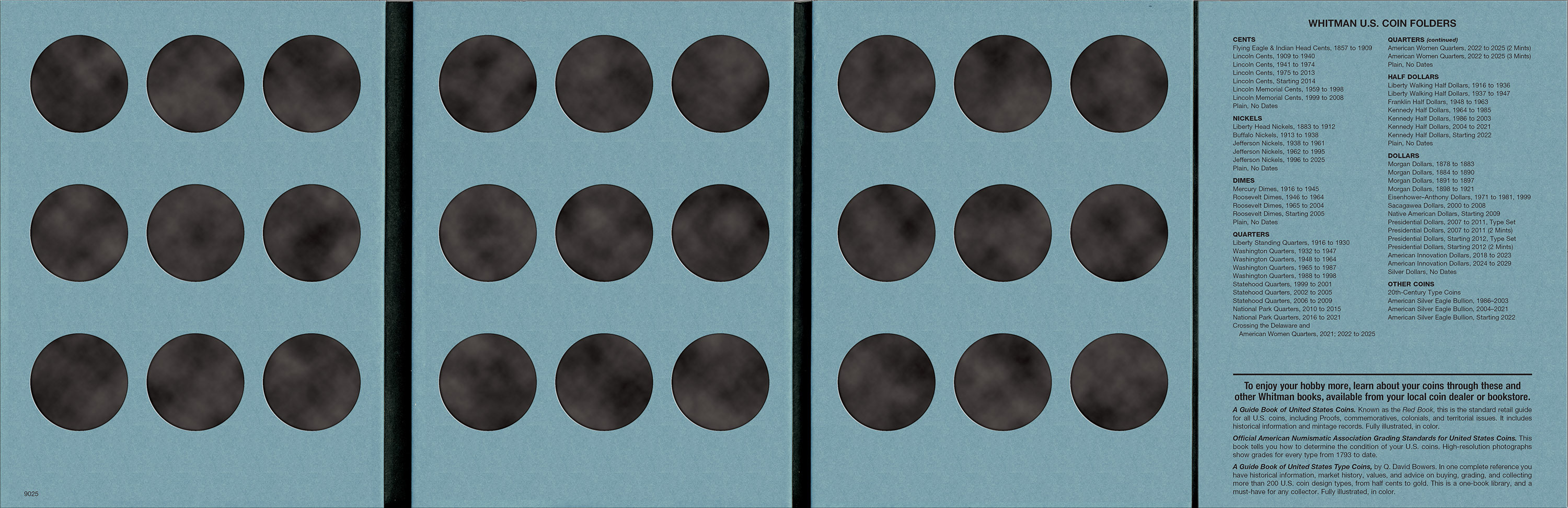 Official Whitman® Coin Folder – Morgan Silver Dollars: Plain, No Dates