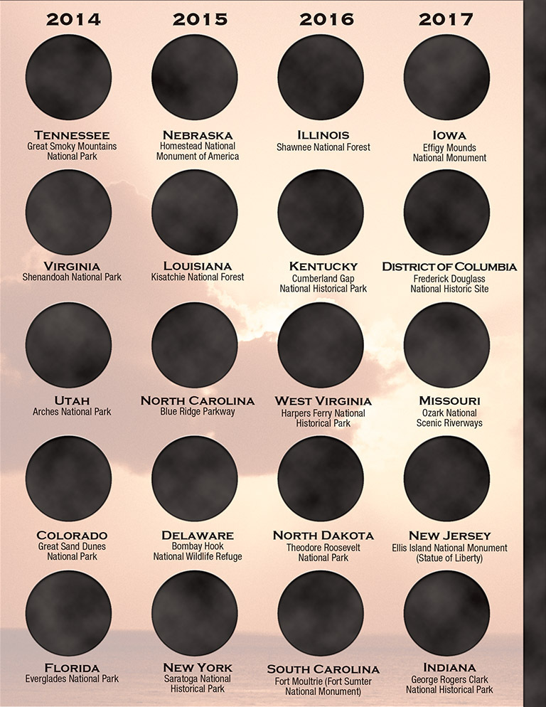 Official Whitman® Coin Folder – National Park Quarters: 2010-2021 (Single Mint)