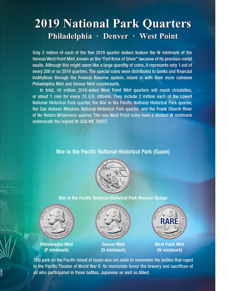 Official Whitman® Coin Folder – National Park Quarters: 2019