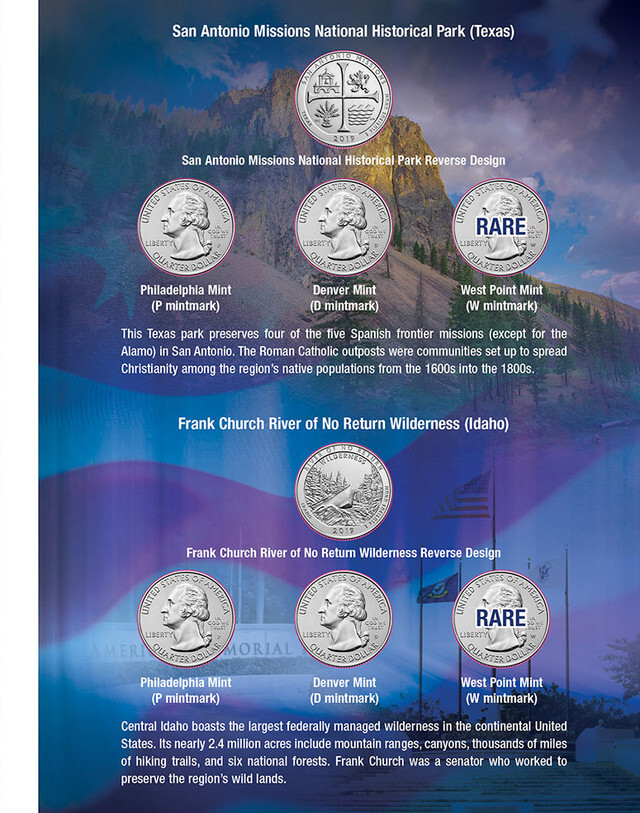 Official Whitman® Coin Folder – National Park Quarters: 2019