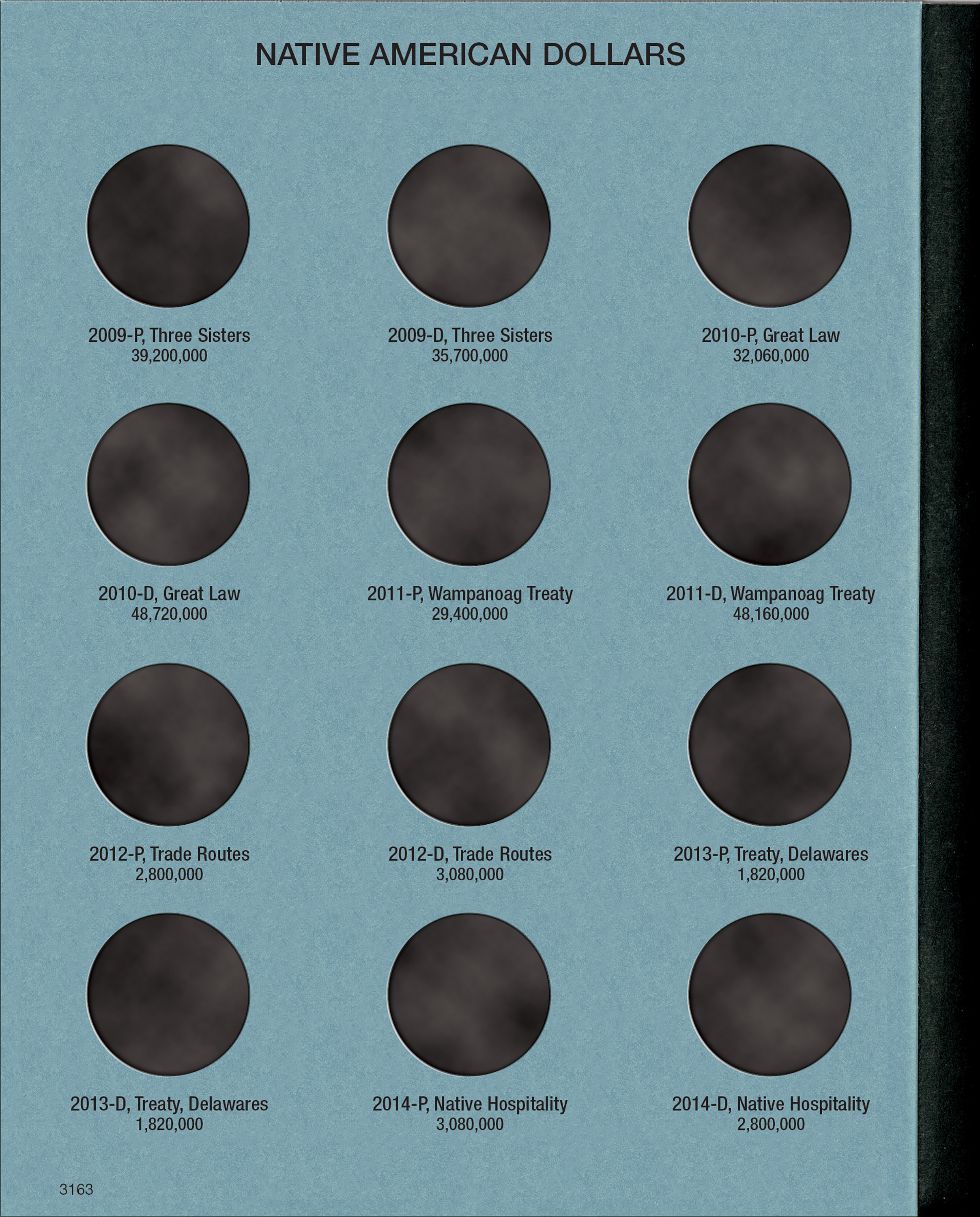 Official Whitman® Coin Folder – Native American Dollars: Starting 2009
