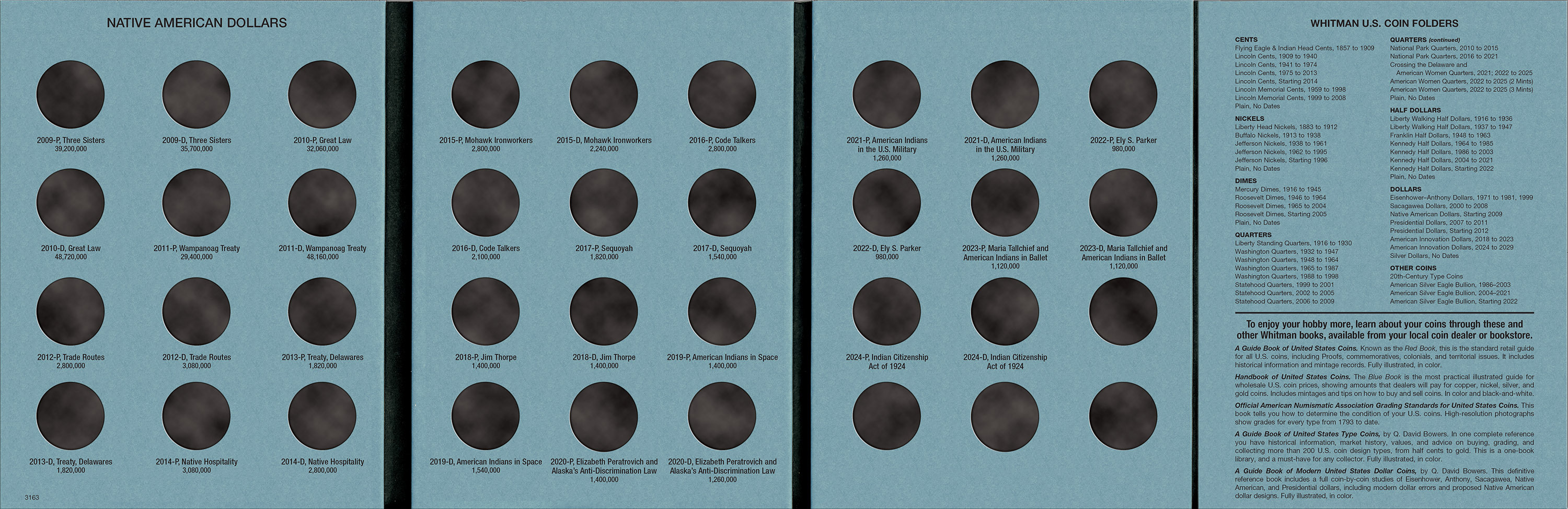 Official Whitman® Coin Folder – Native American Dollars: Starting 2009