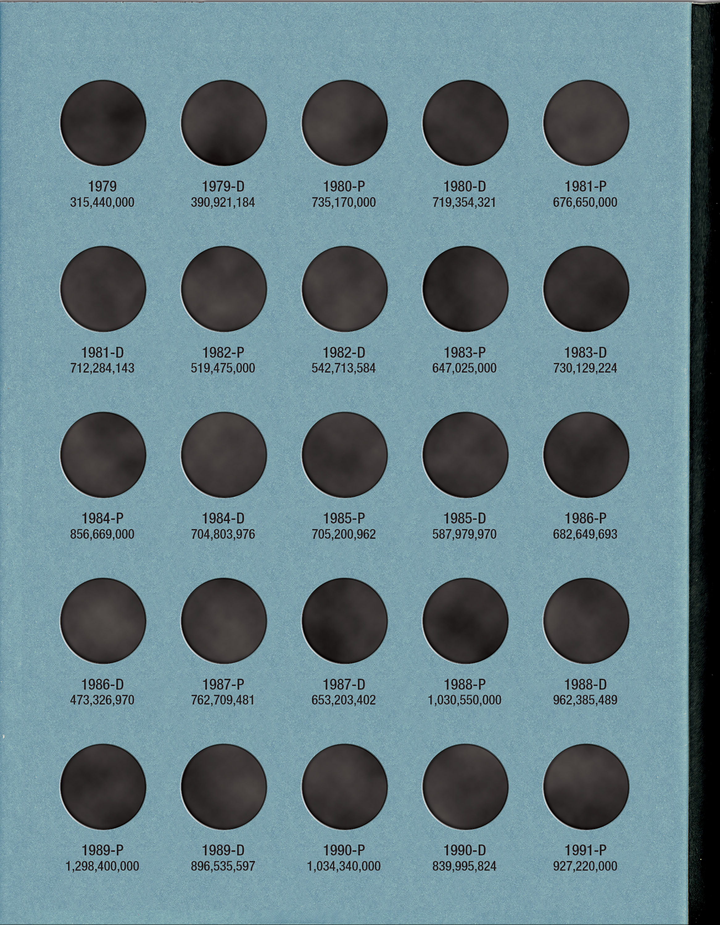 Official Whitman® Coin Folder – Roosevelt Dimes Collection #2: 1965-2004