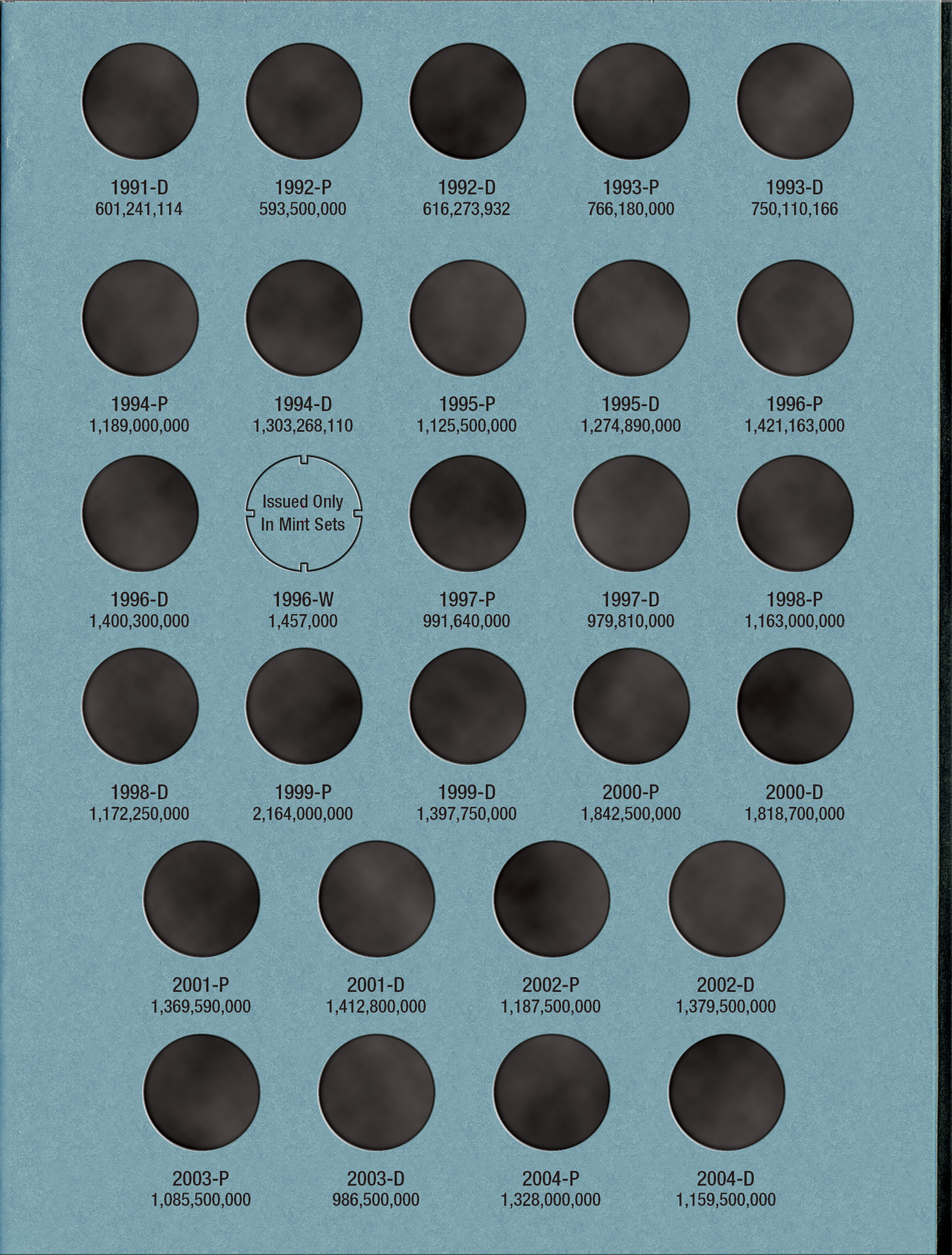 Official Whitman® Coin Folder – Roosevelt Dimes Collection #2: 1965-2004
