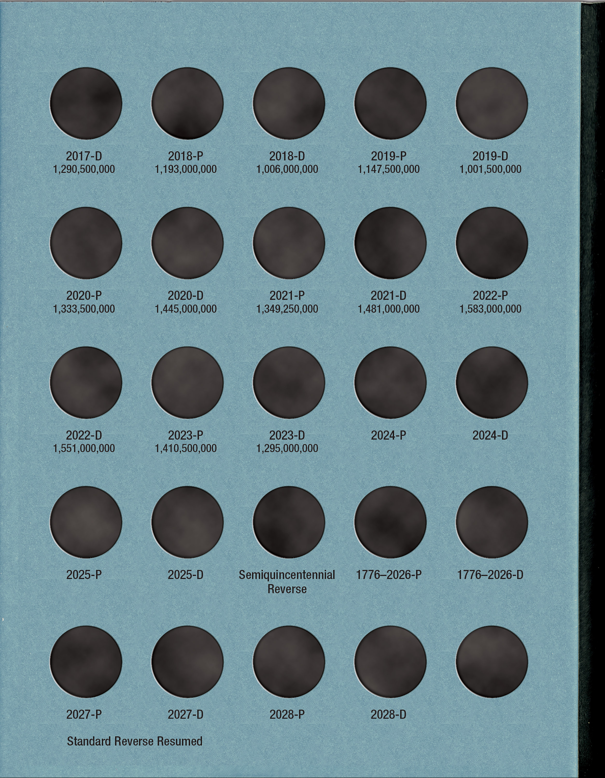 Official Whitman® Coin Folder – Roosevelt Dimes Collection #3: 2005-2025
