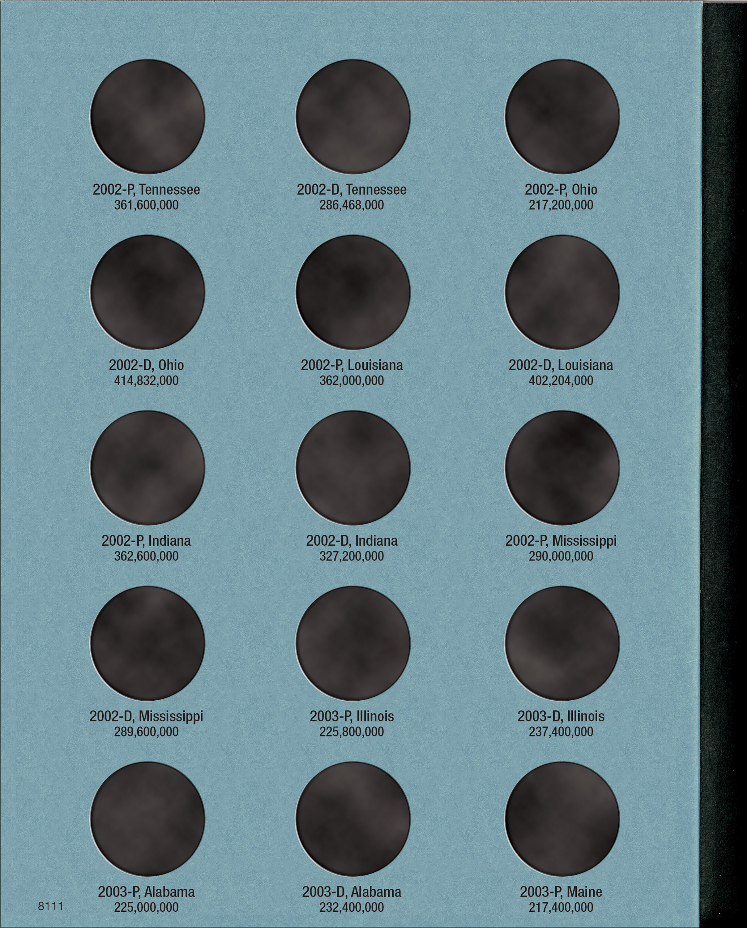 Official Whitman® Coin Folder – Statehood Quarters Collection #2: 2002-2005