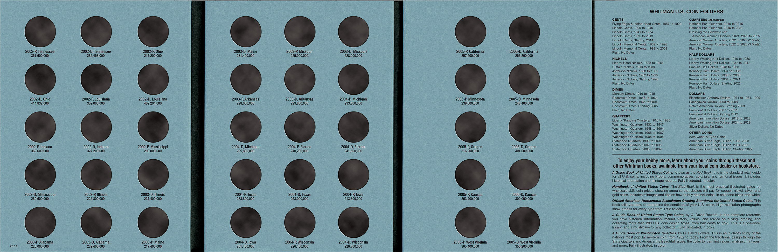Official Whitman® Coin Folder – Statehood Quarters Collection #2: 2002-2005