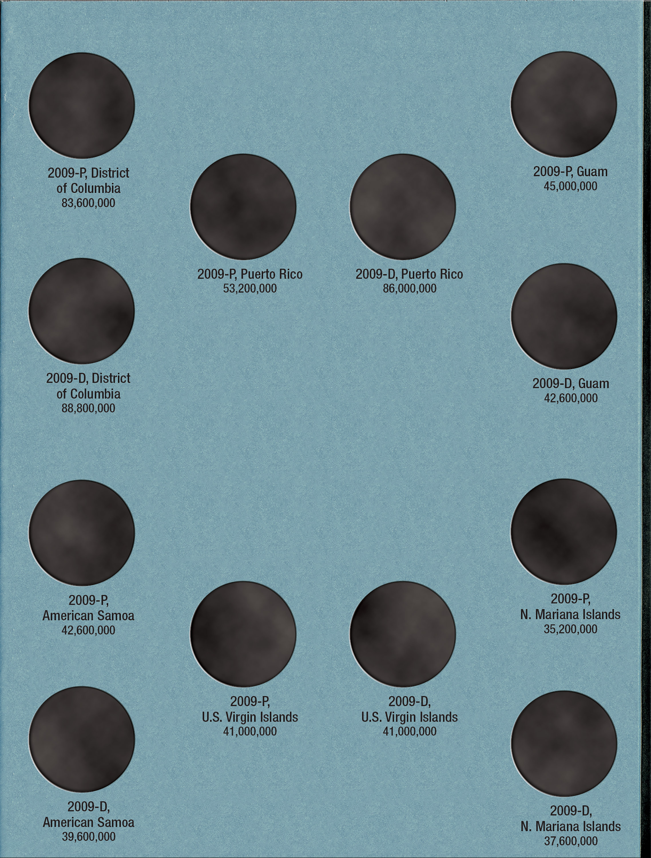Official Whitman® Coin Folder – Statehood Quarters Collection #3: 2006-2009