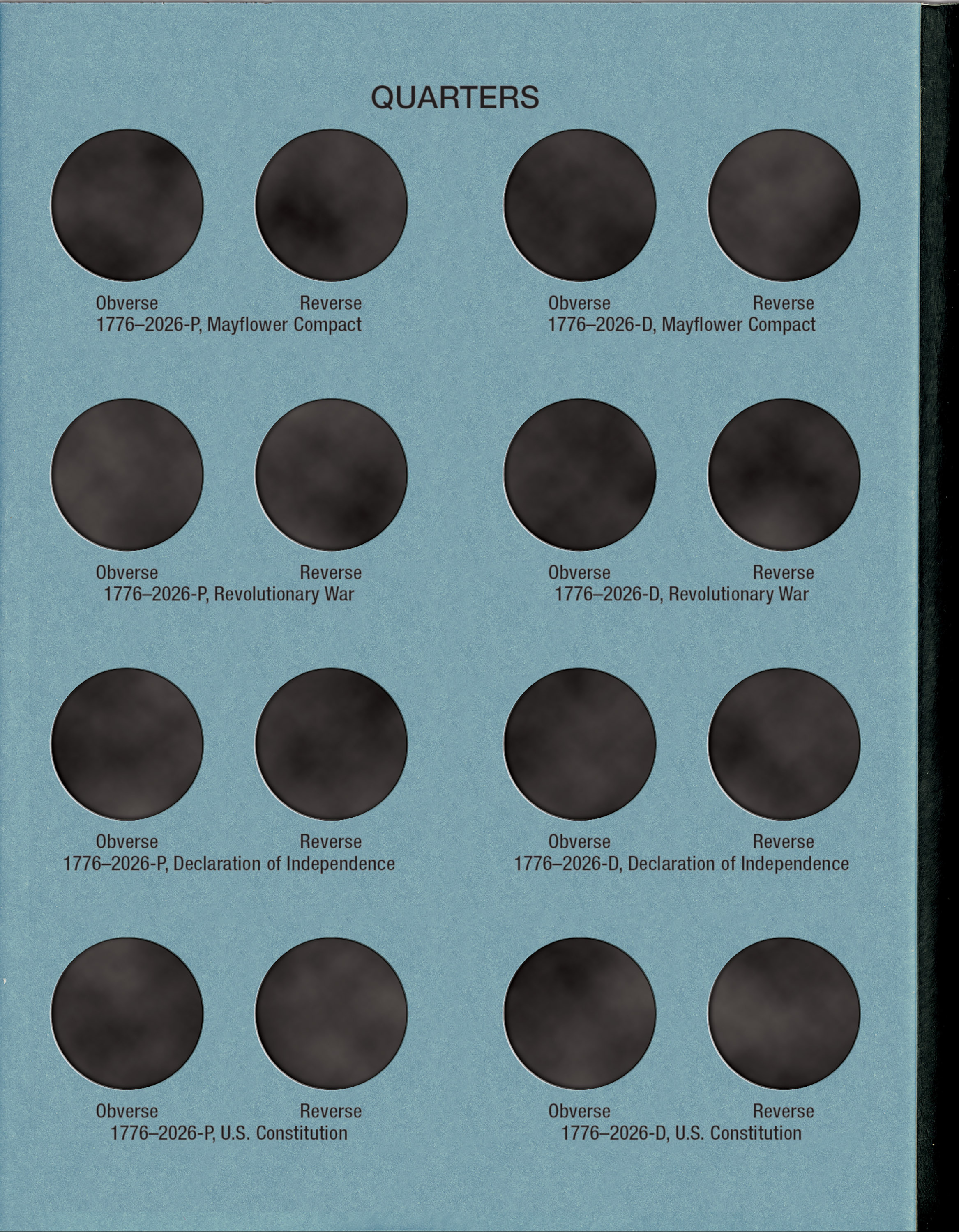 Official Whitman® Coin Folder – United States 250th Anniversary Collection: 2026