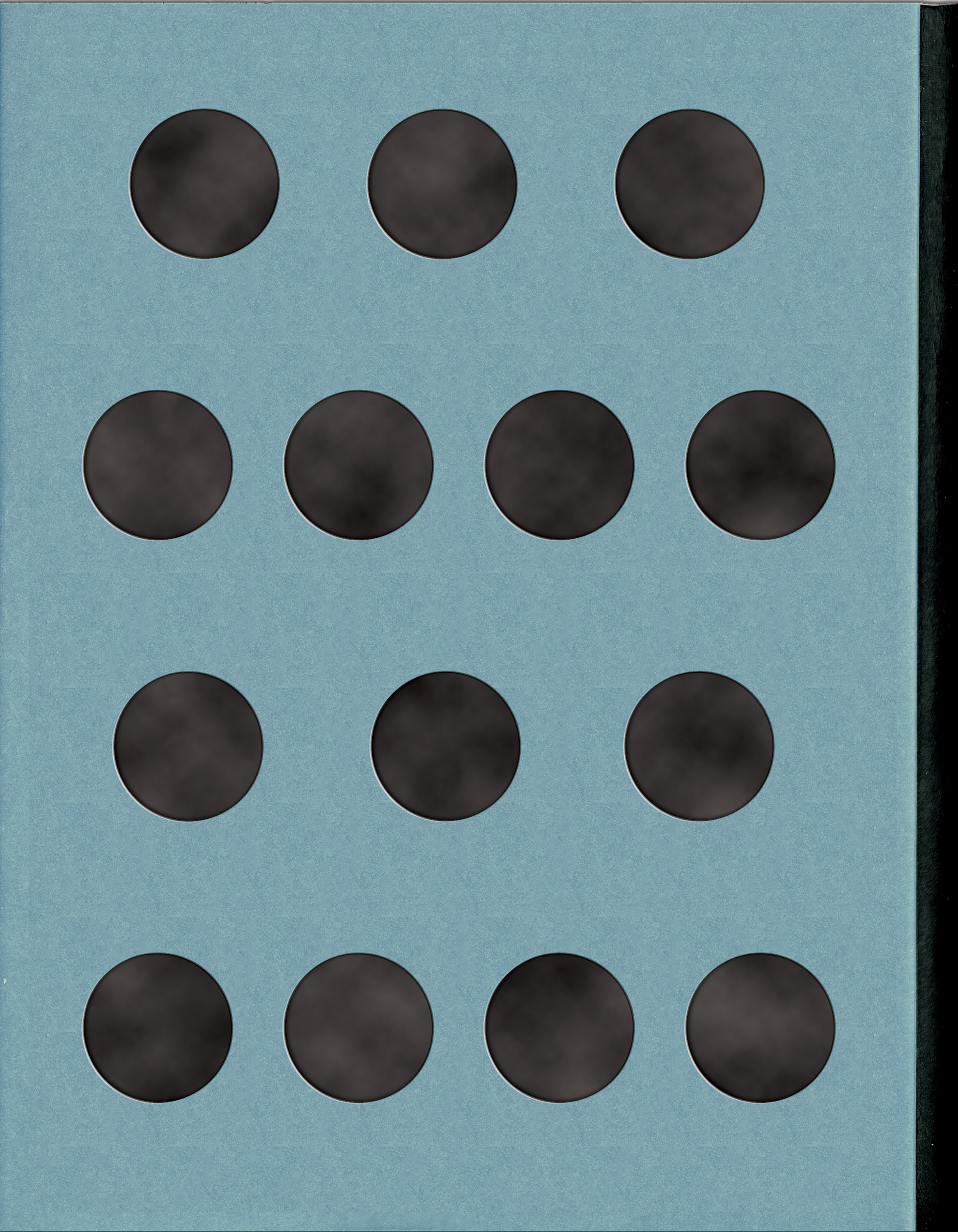 Official Whitman® Coin Folder – U.S. Quarters: Plain, No Dates – Plain