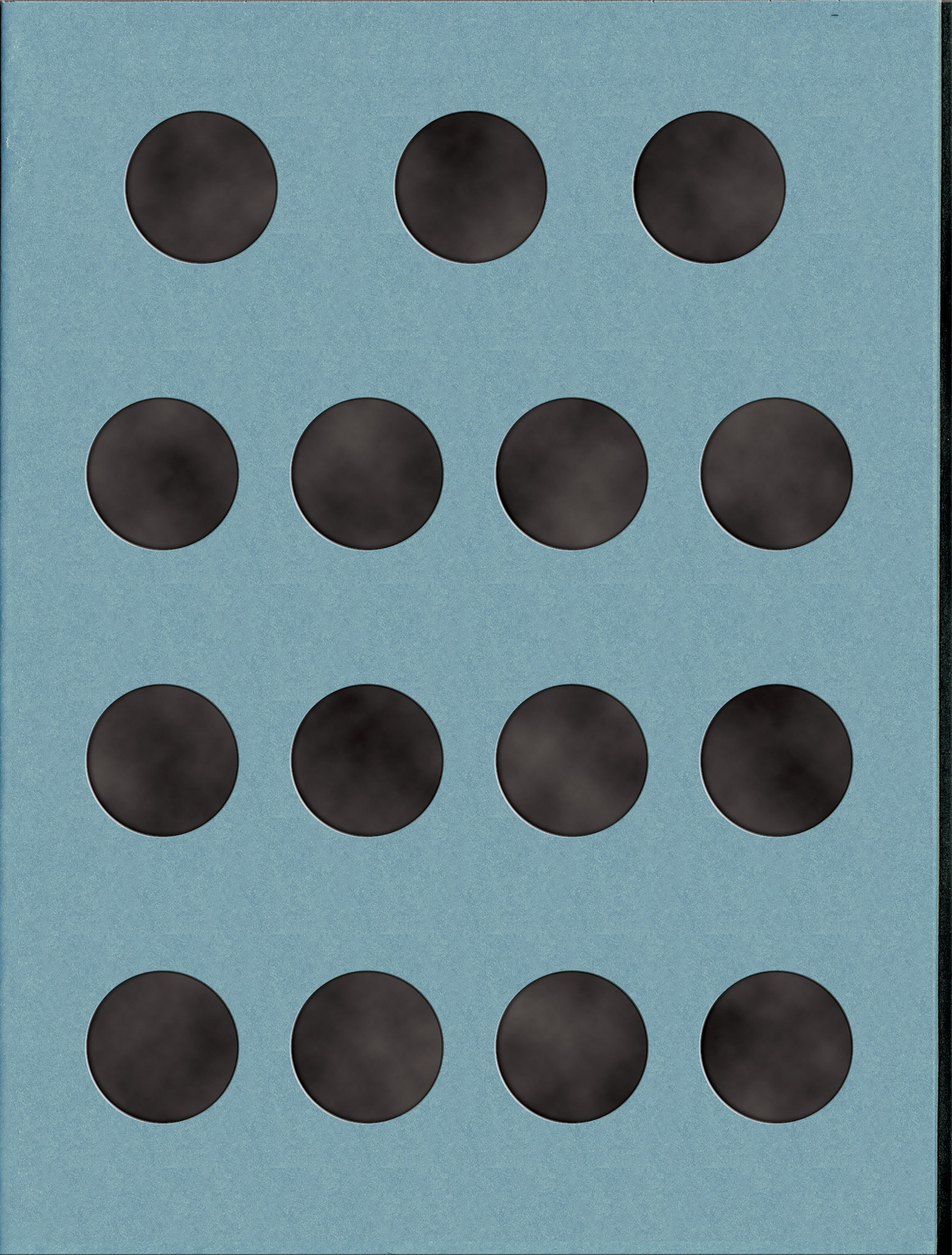 Official Whitman® Coin Folder – U.S. Quarters: Plain, No Dates – Plain