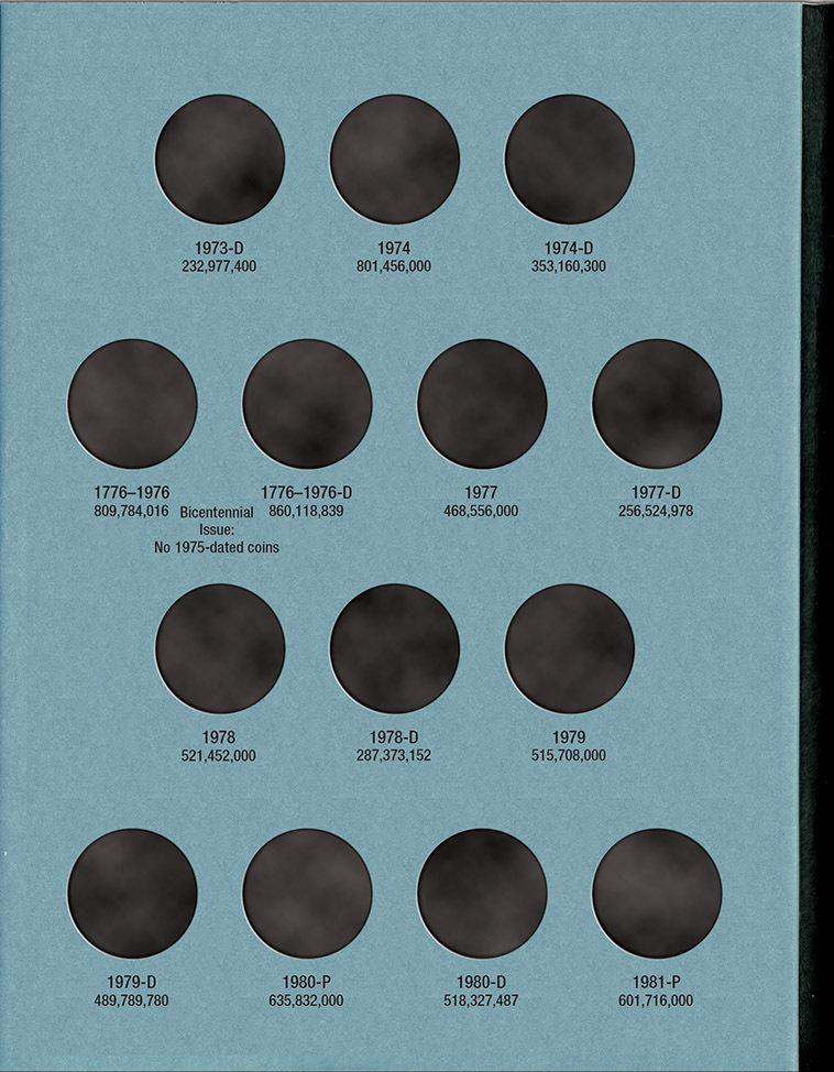 Official Whitman® Coin Folder – Washington Quarters Collection #3: 1965-1987