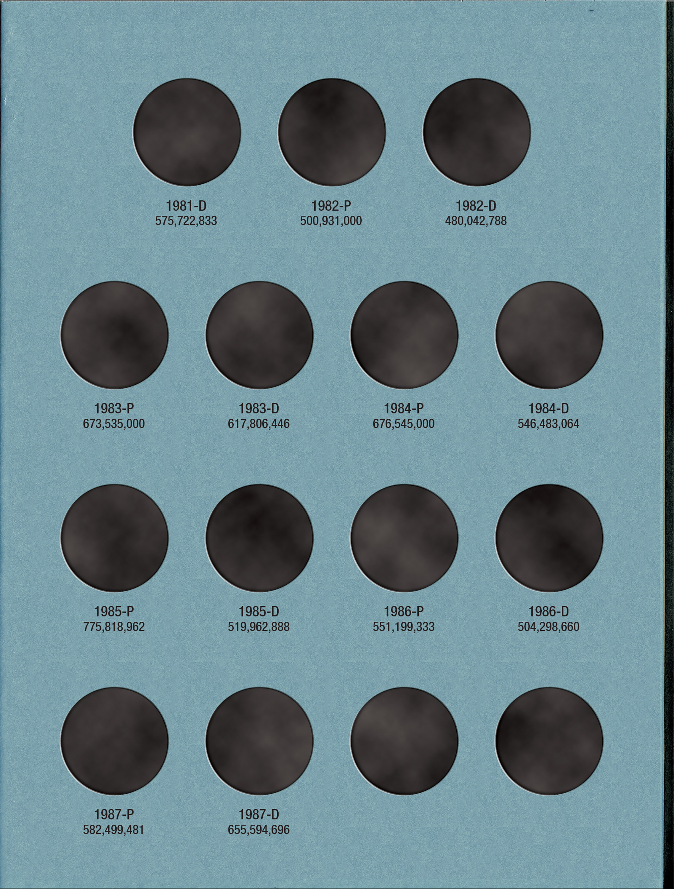 Official Whitman® Coin Folder – Washington Quarters Collection #3: 1965-1987