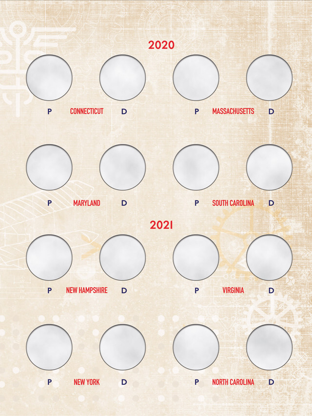 Official Whitman® Deluxe Coin Folder – American Innovation Dollars Volume #1: 2018-2025