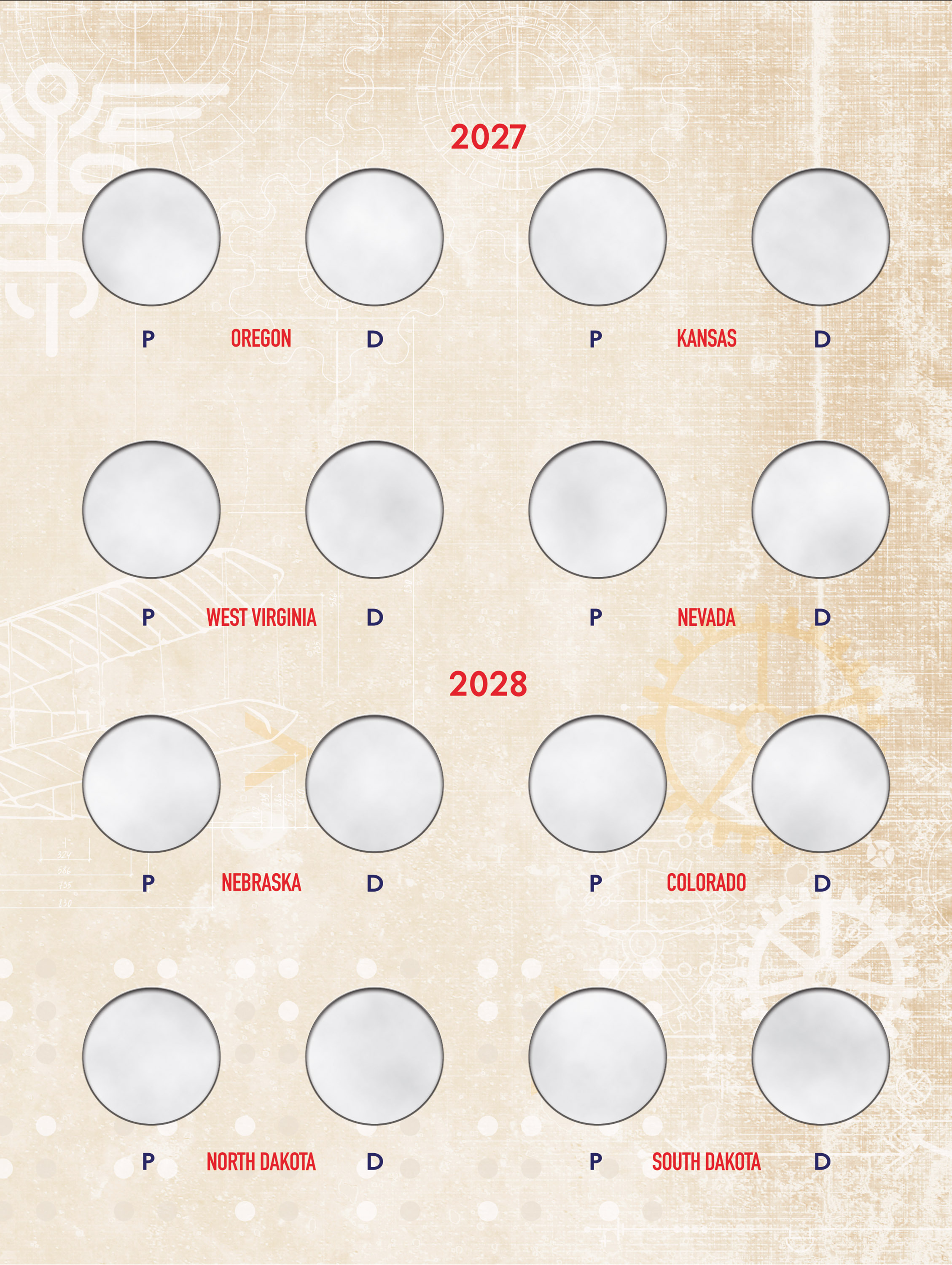 Official Whitman® Deluxe Coin Folder – American Innovation Dollars Volume #2: 2026-2032