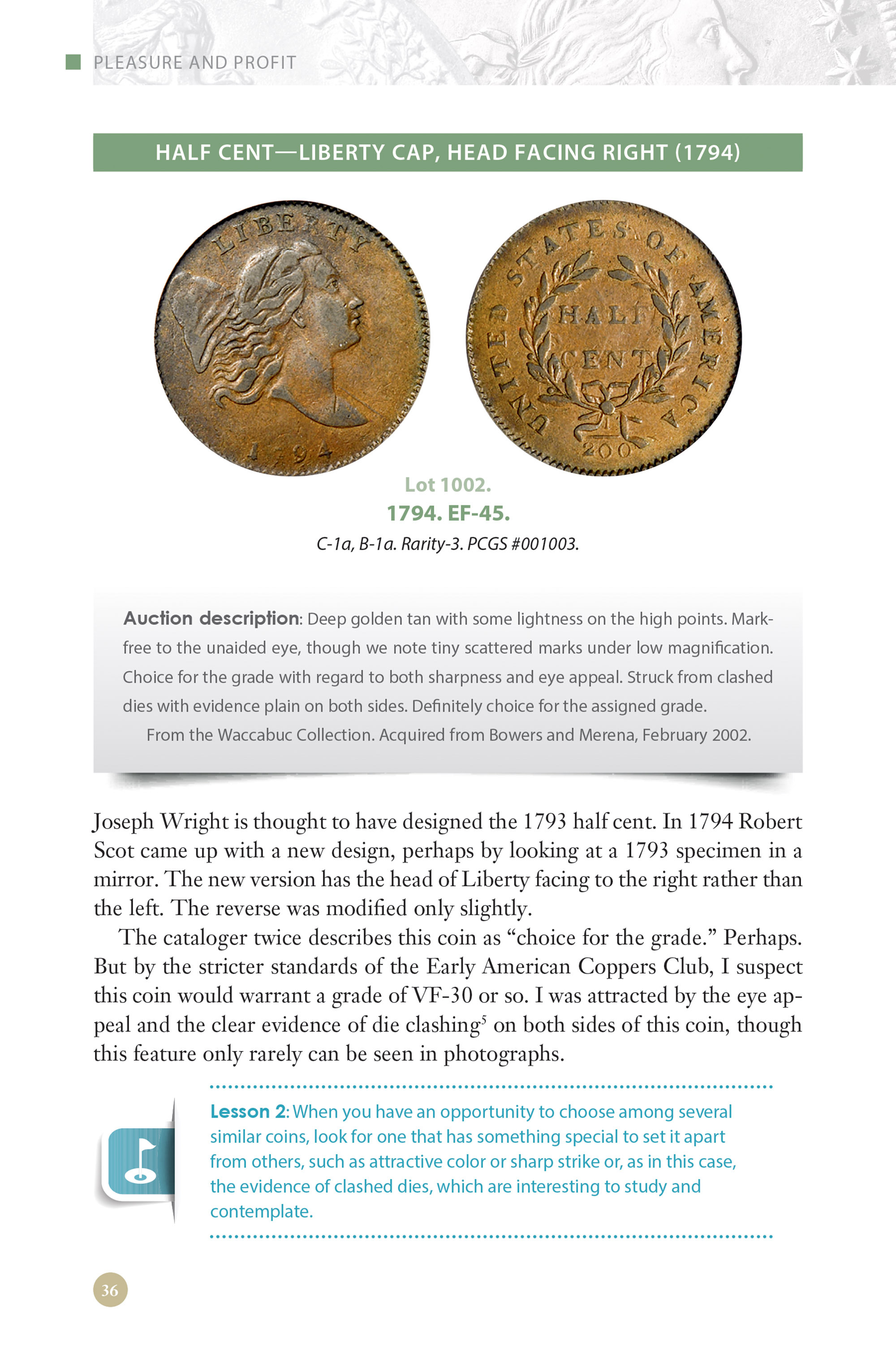 Collector Series: Pleasure & Profit – 100 Lessons for Building and Selling a Coin Collection