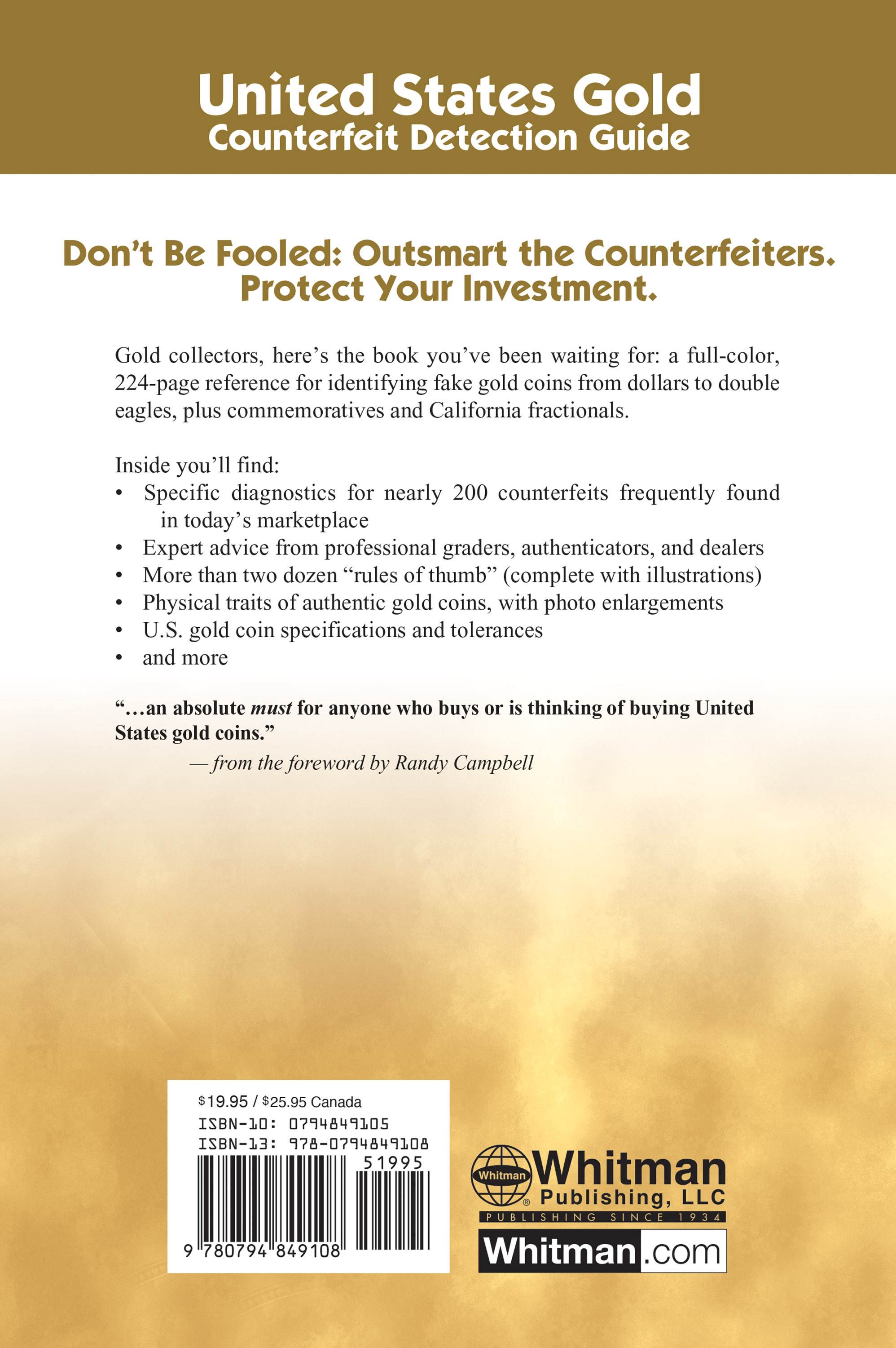 Collector Series: United States Gold Counterfeit Detection Guide – A Full Color Analysis
