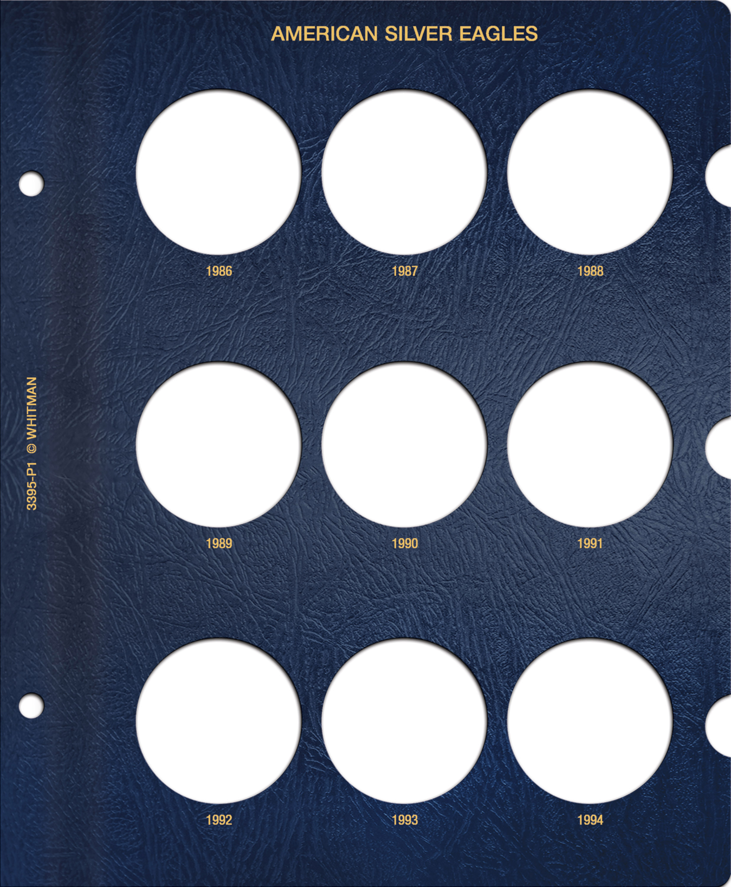 Whitman Classic® Coin Album – American Silver Eagles Variety 2: Starting 2021 (Single Mint)