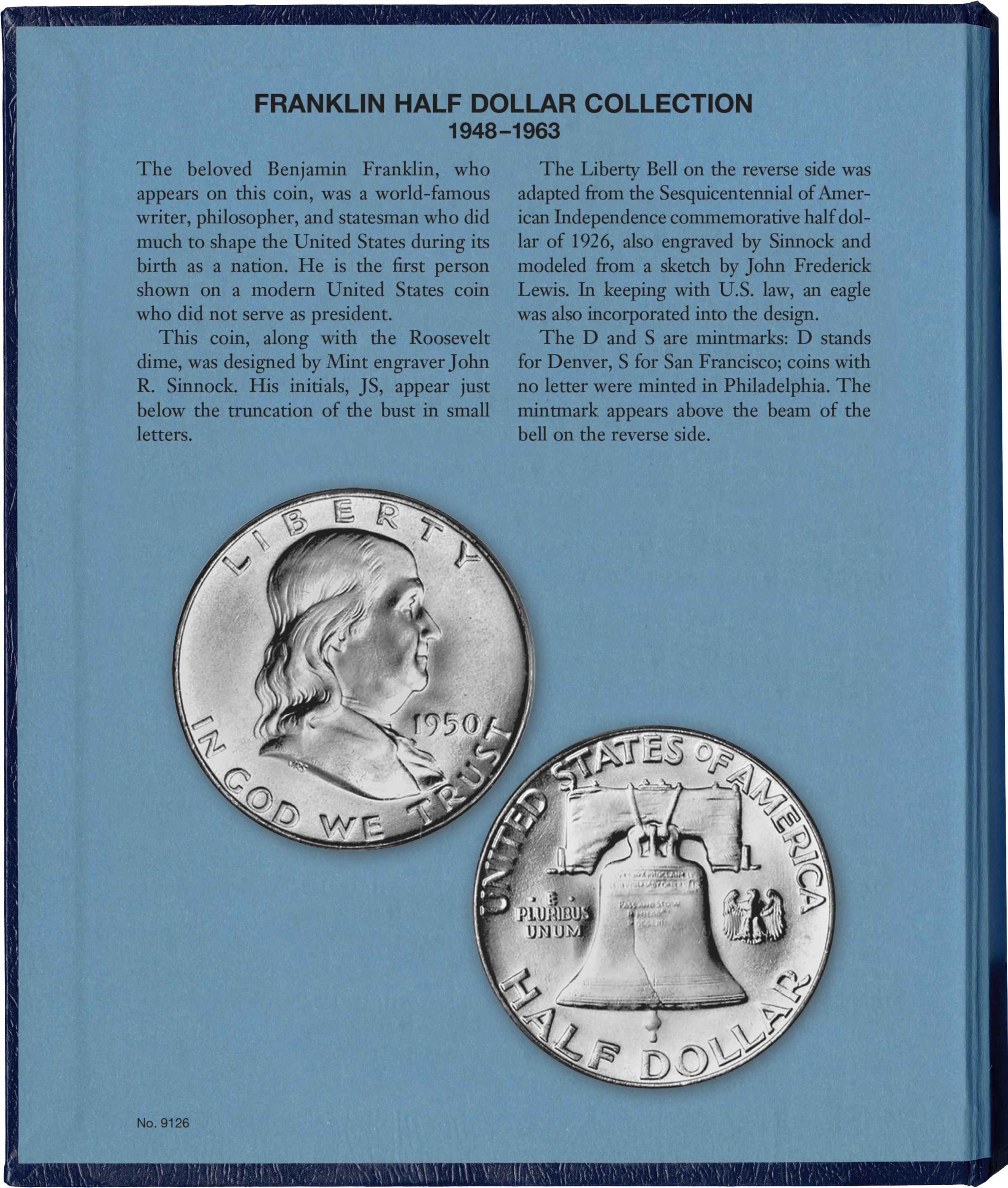Whitman Classic® Coin Album – Franklin Half Dollars: 1948-1963 (P, D, & S Mints)