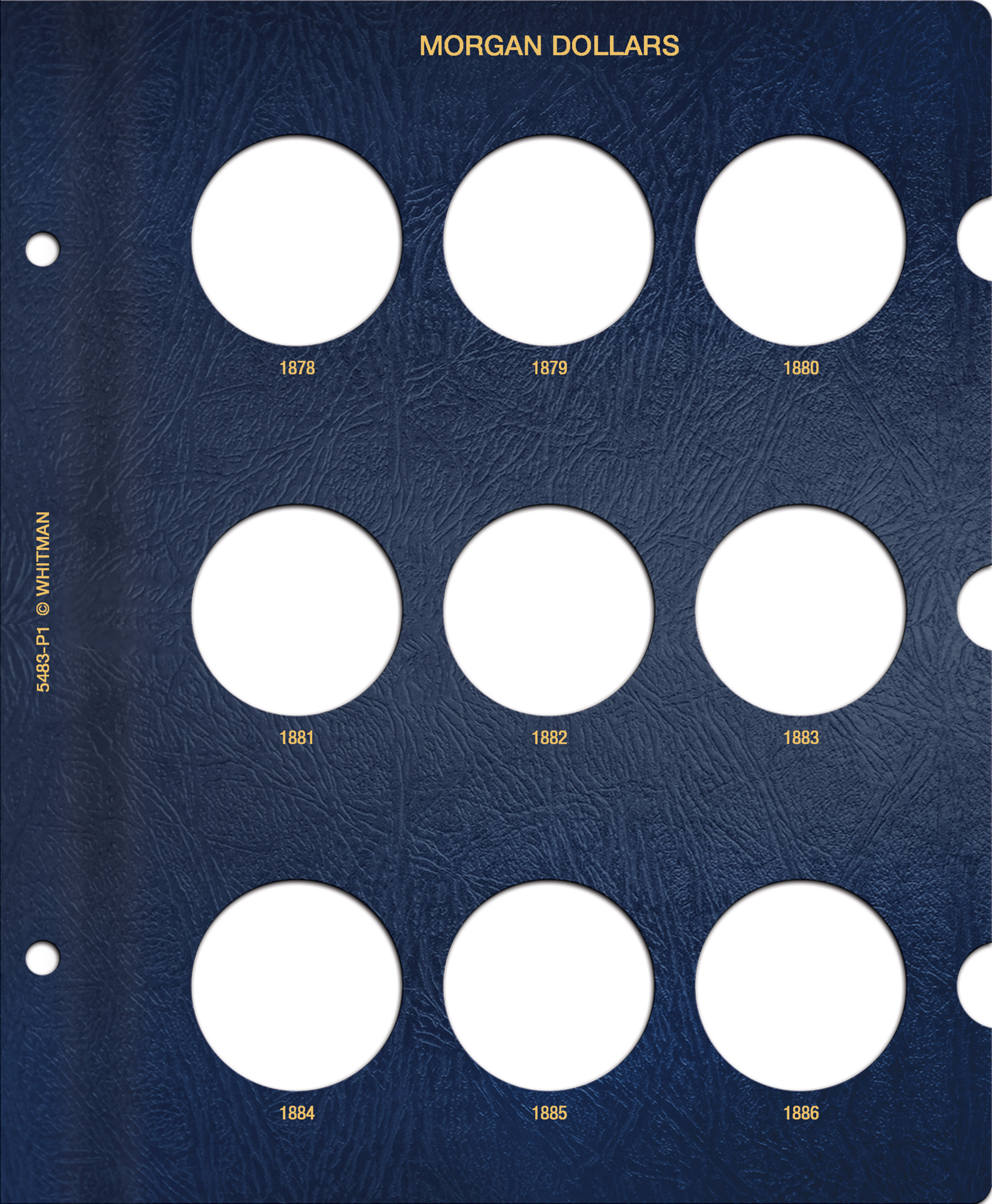 Whitman Classic® Coin Album – Morgan Dollars: 1878-1921 (Single Mint)