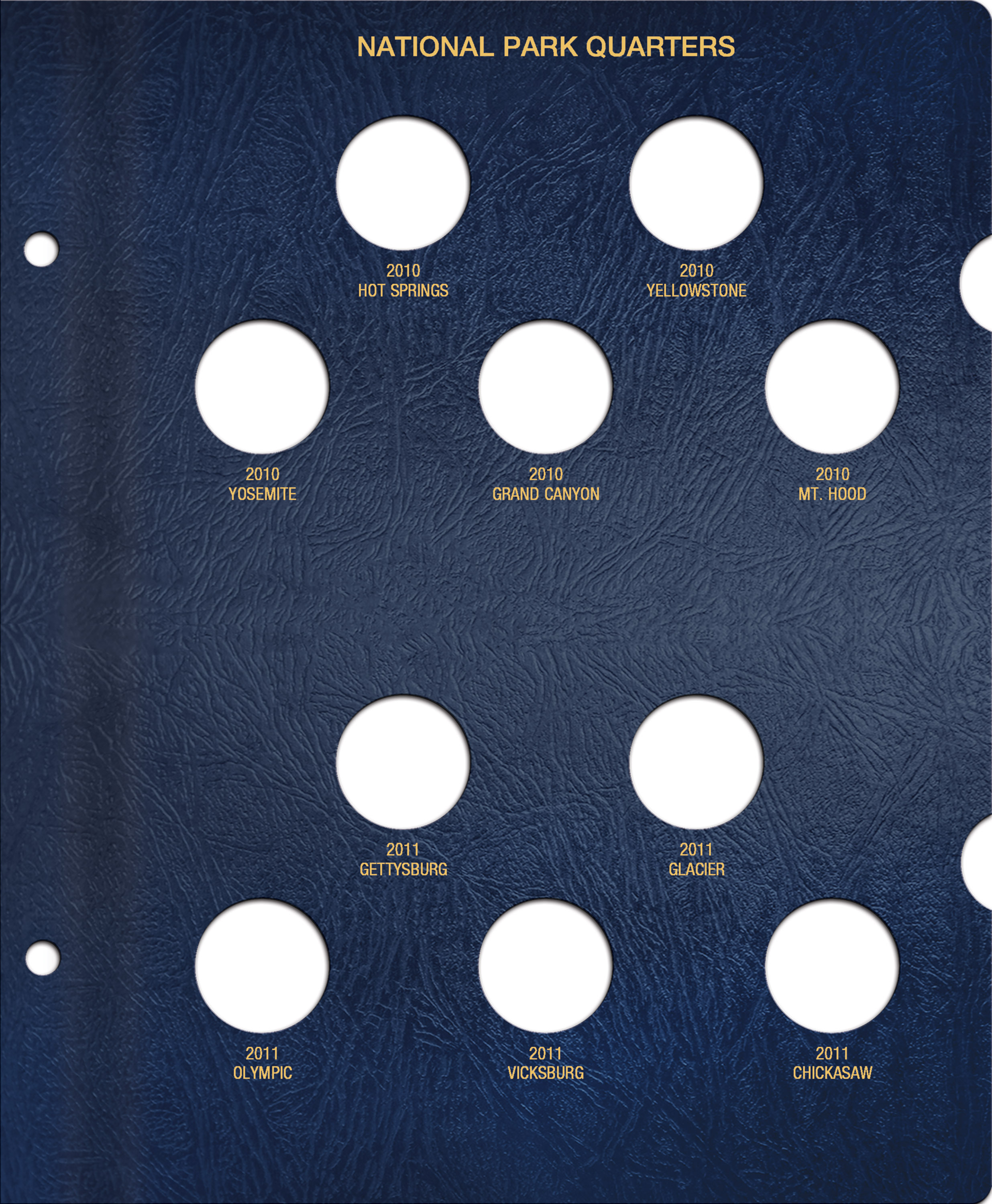 Whitman Classic® Coin Album – National Park Quarters: 2010-2021 (Single Mint)