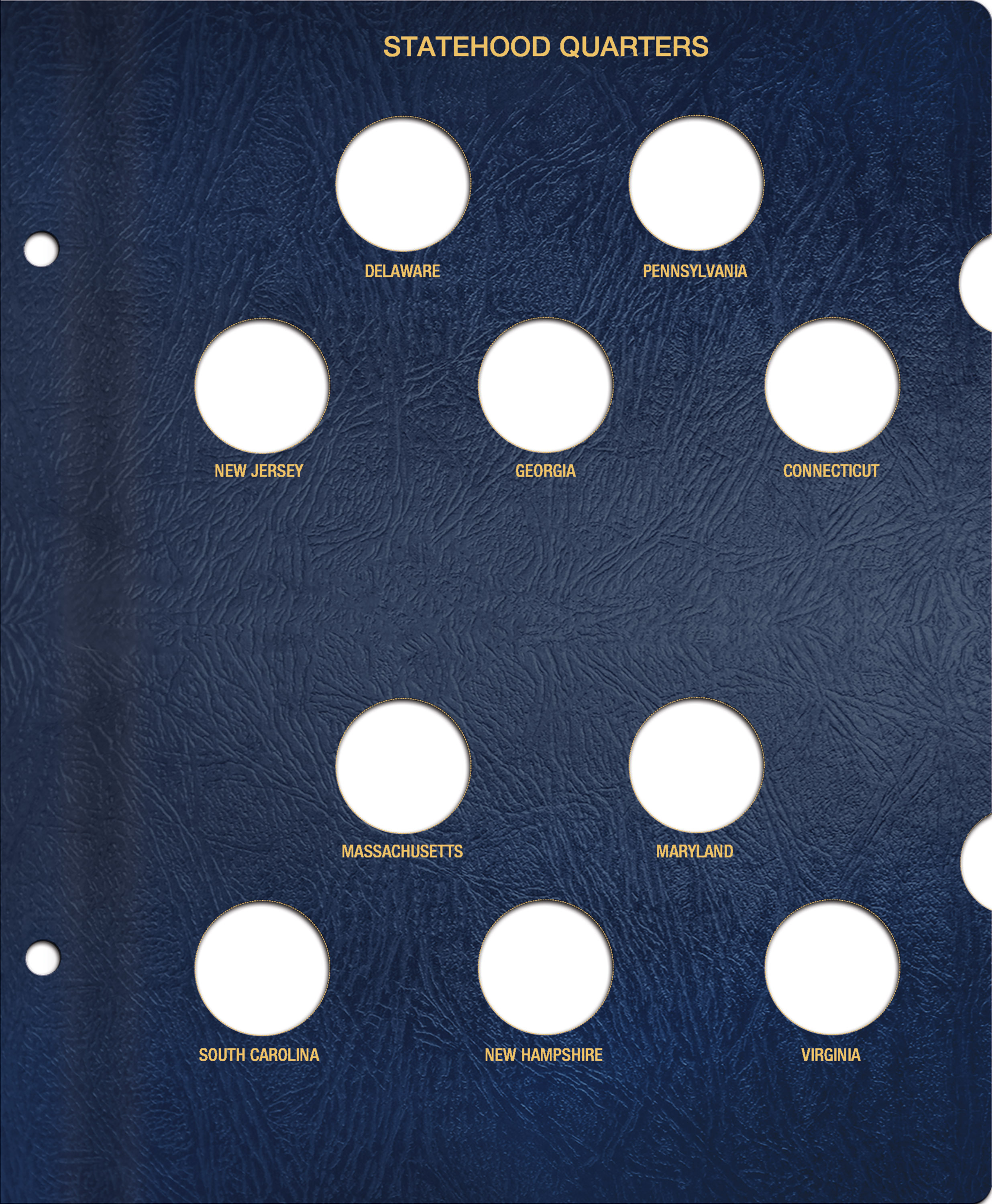 Whitman Classic® Coin Album – Statehood Quarters: 1999-2008 (Single Mint)