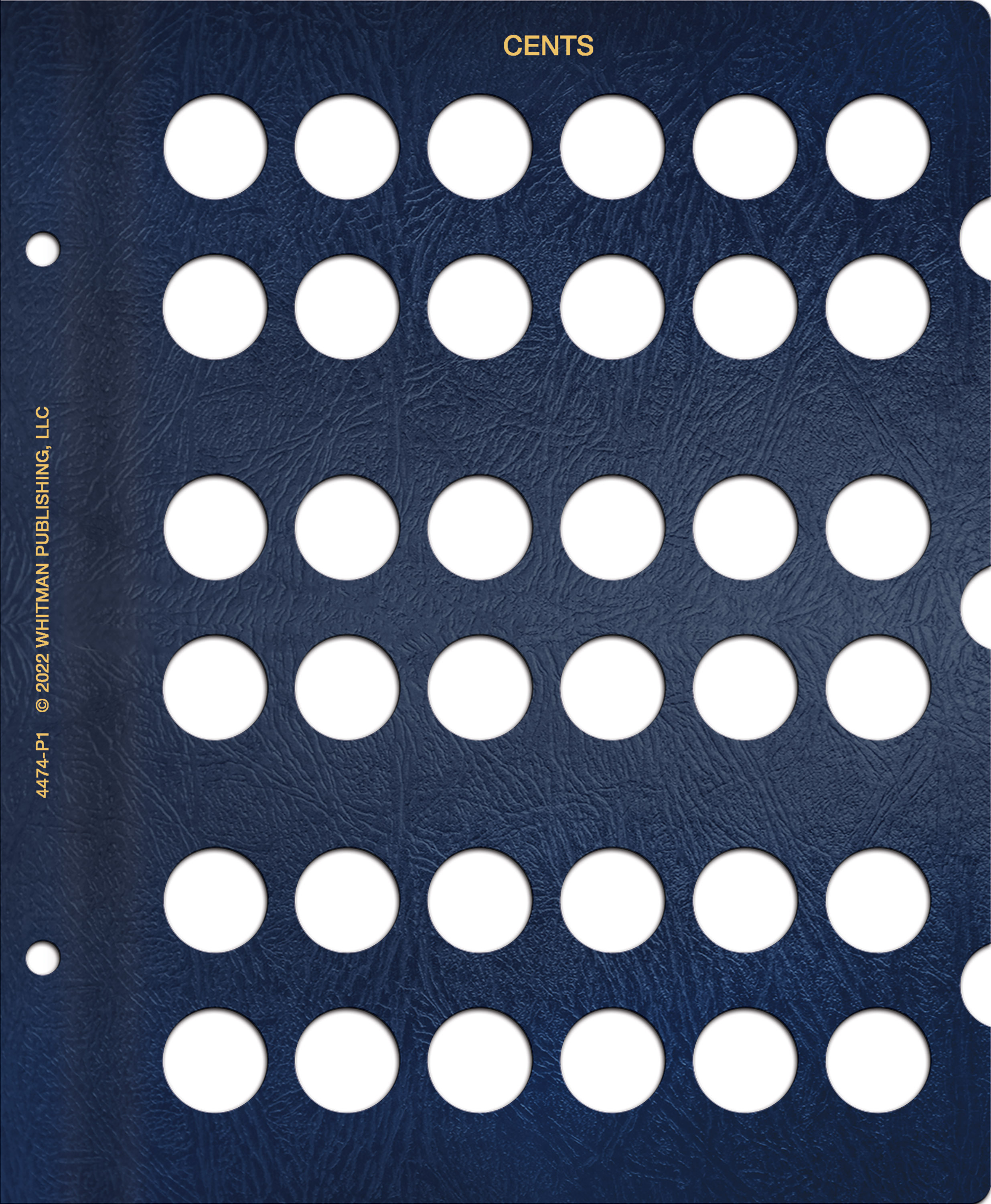 Whitman Classic® Coin Album – U.S. Cents: Plain, No Dates (Includes Blank Pages)
