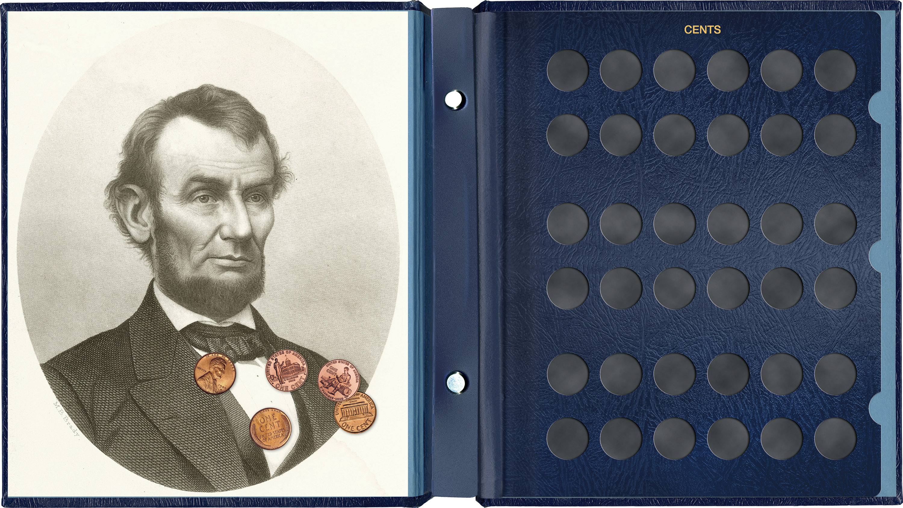 Whitman Classic® Coin Album – U.S. Cents: Plain, No Dates (Includes Blank Pages)