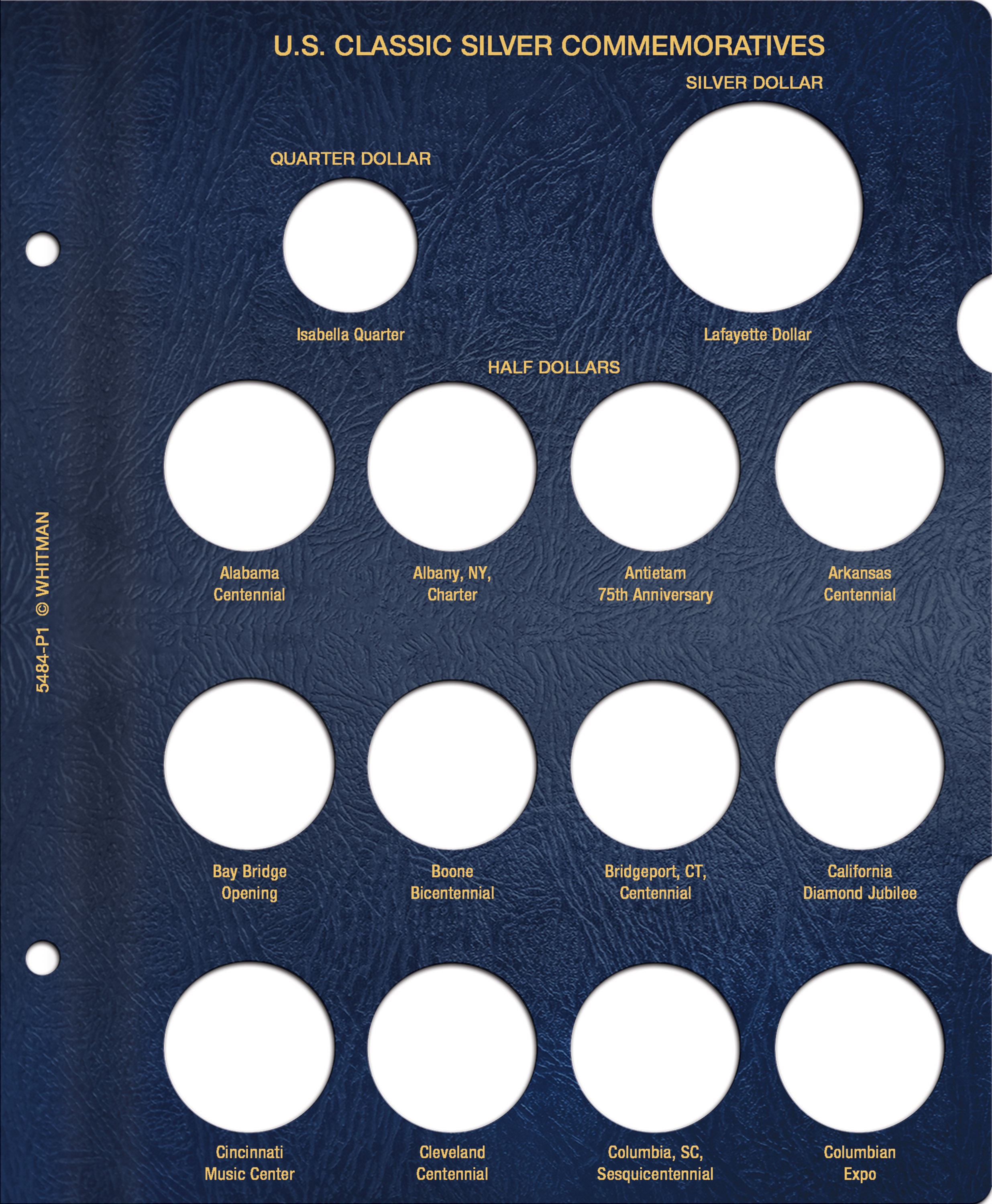 Whitman Classic® Coin Album – U.S. Classic Silver Commemoratives: 1892-1954
