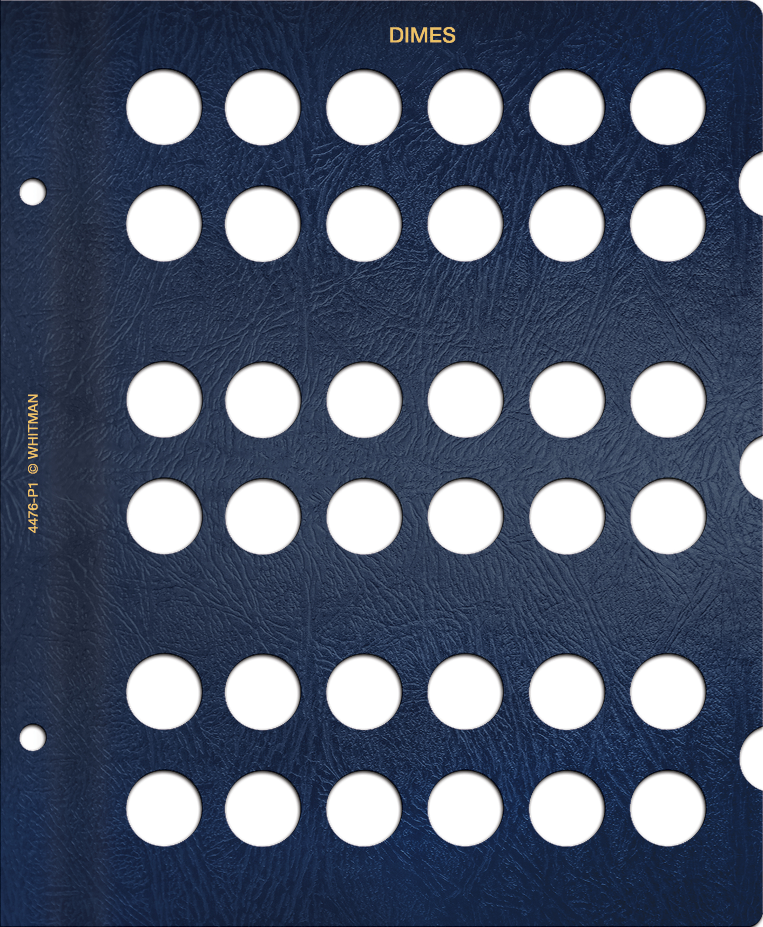 Whitman Classic® Coin Album – U.S. Dimes: Plain, No Dates (Includes Blank Pages)